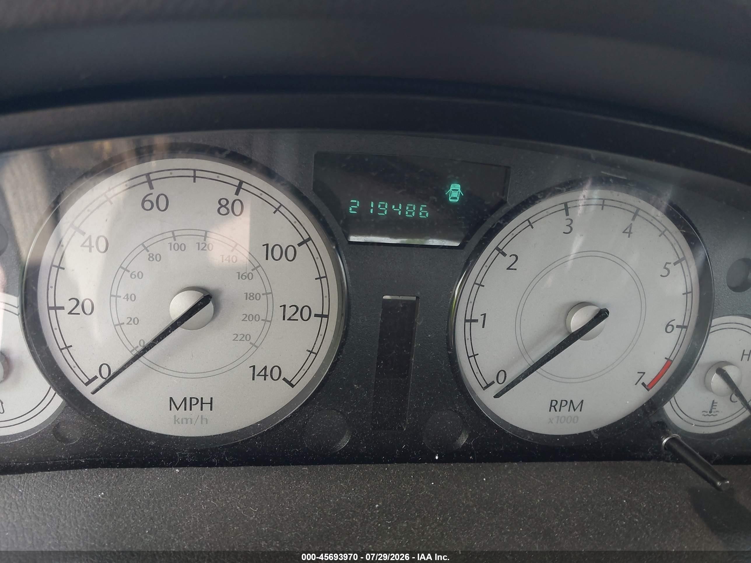 2007 Chrysler 300 Touring Light Blue vin: 2C3KA53G77H759539