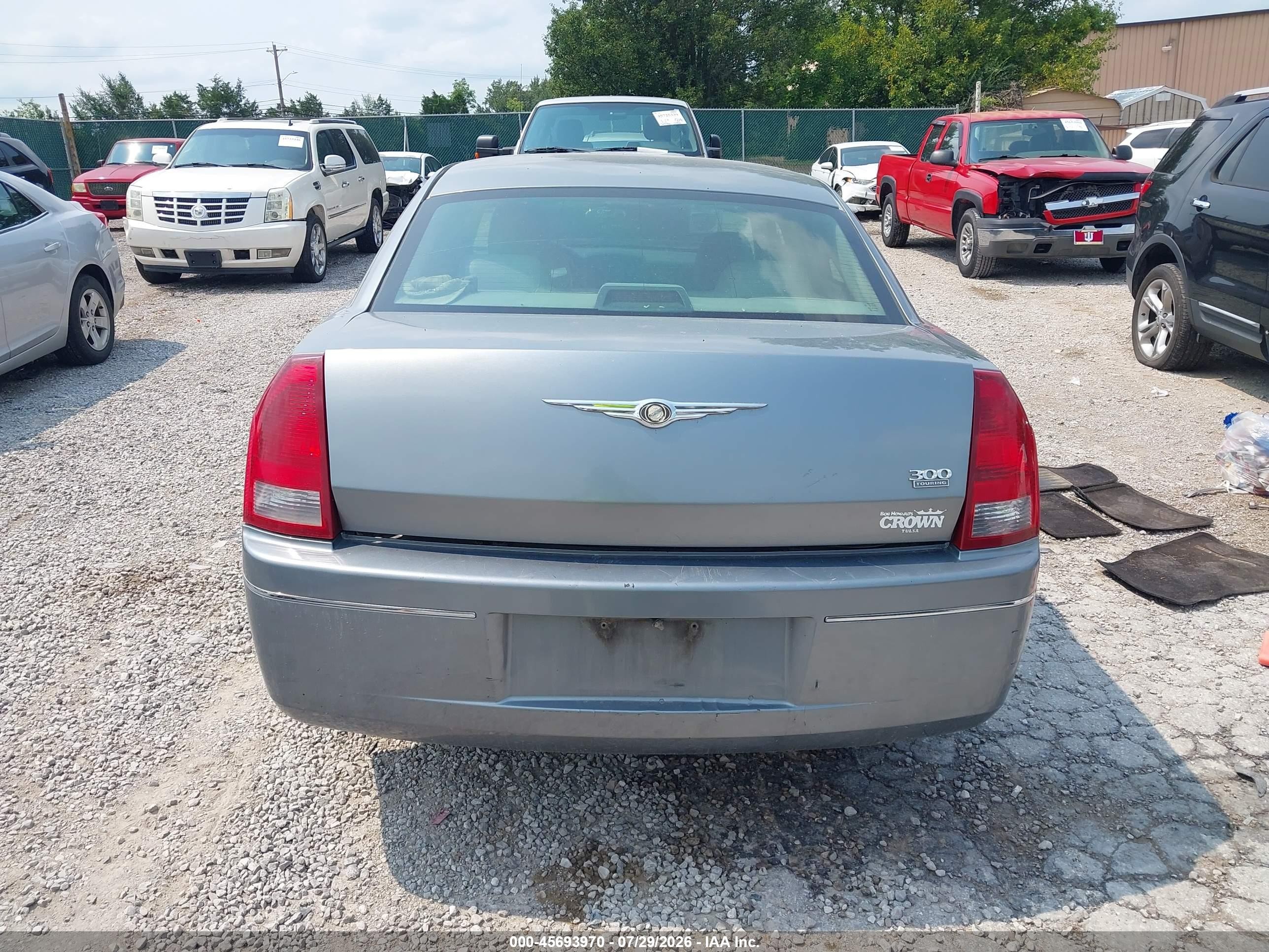 2007 Chrysler 300 Touring Light Blue vin: 2C3KA53G77H759539