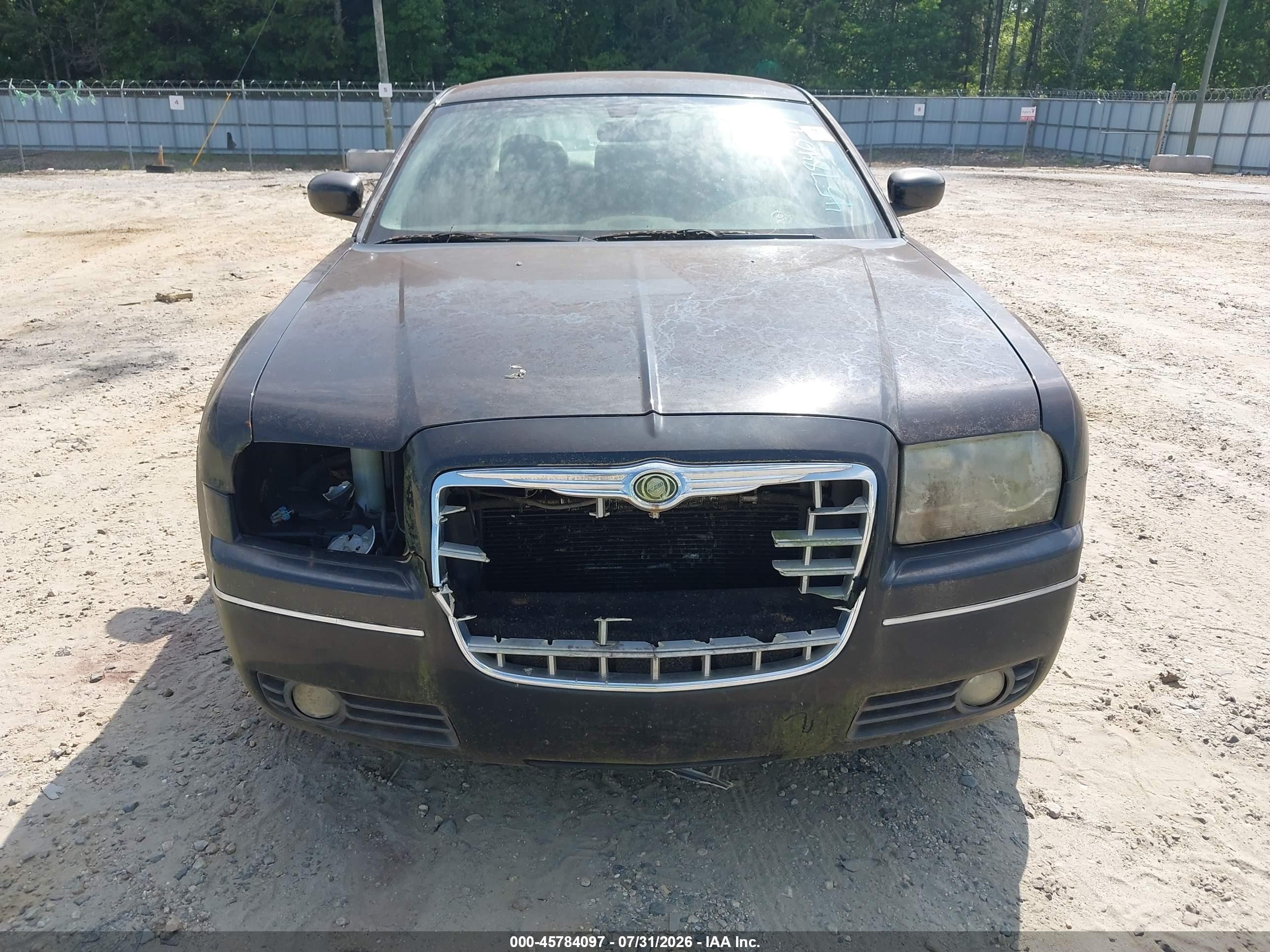 2008 Chrysler 300 Touring Black vin: 2C3KA53G78H180164