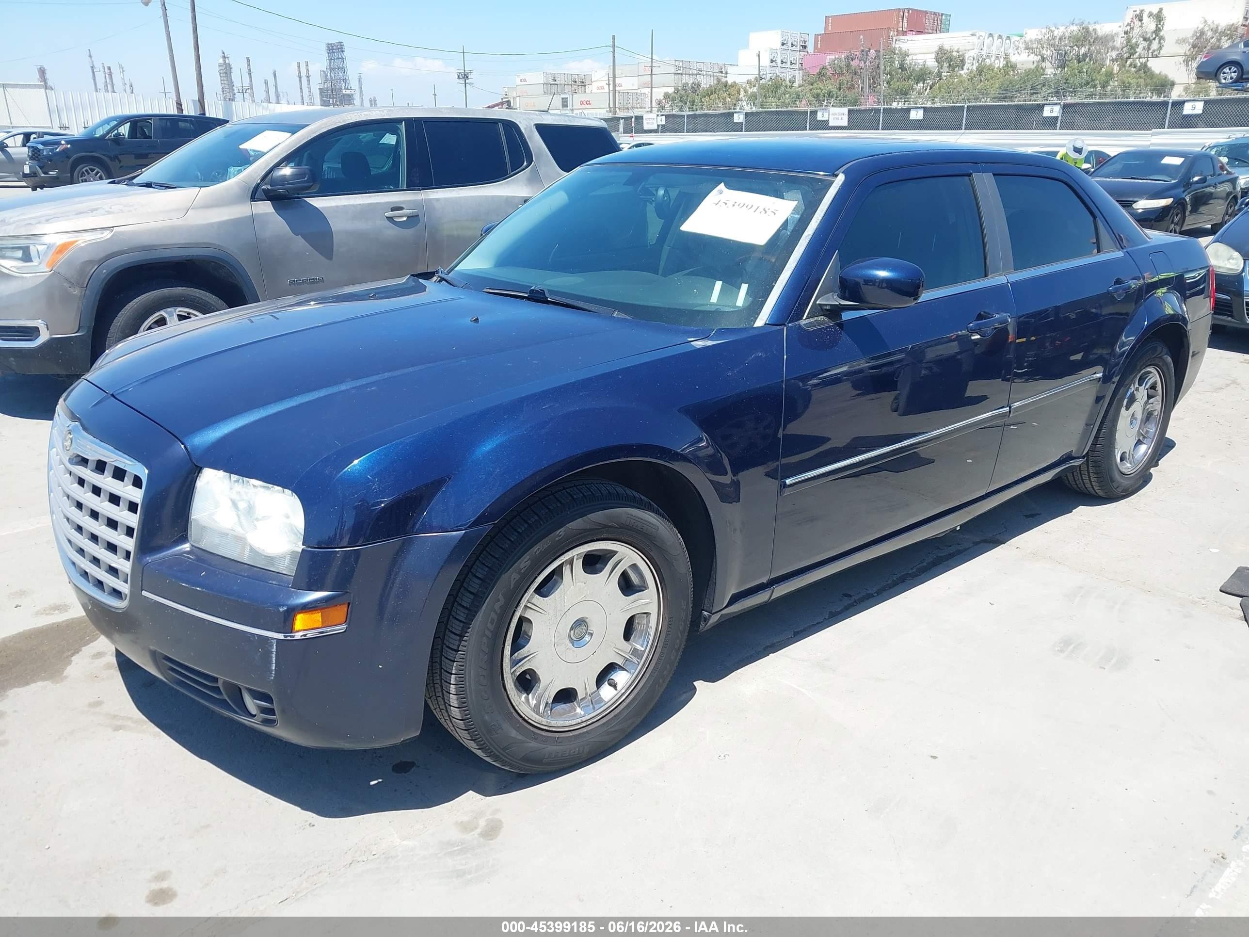 2006 Chrysler 300 Touring Blue vin: 2C3KA53G86H108113
