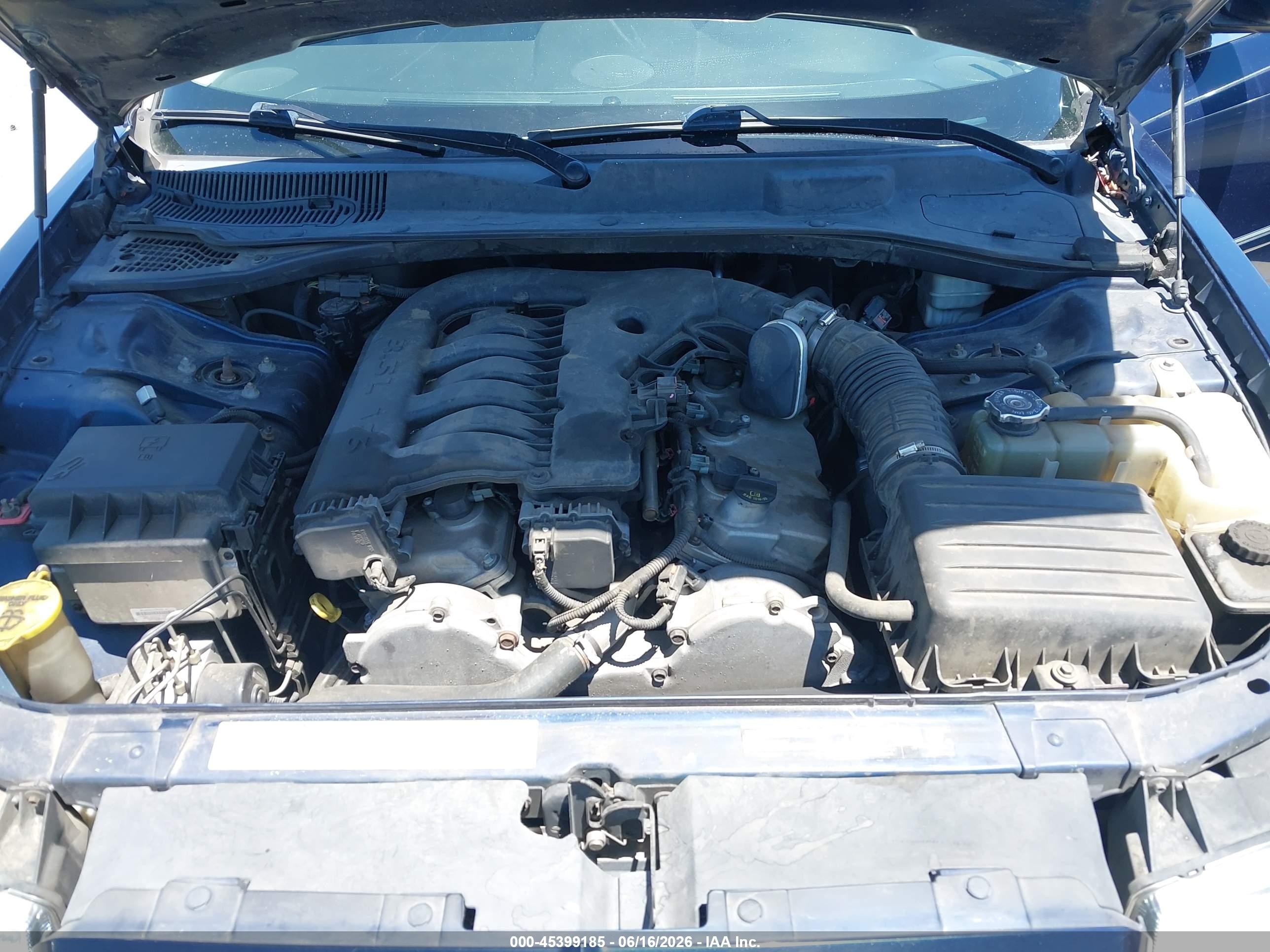 2006 Chrysler 300 Touring Blue vin: 2C3KA53G86H108113