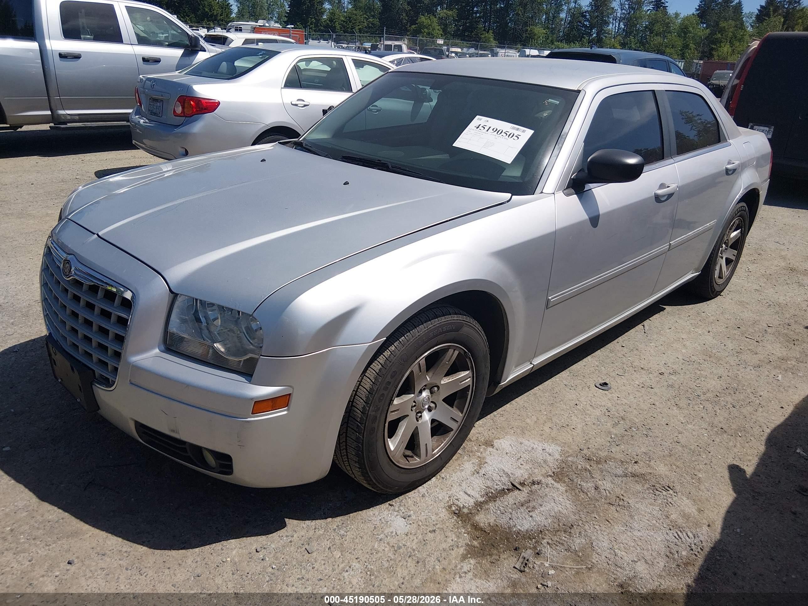 2006 Chrysler 300 Touring Silver vin: 2C3KA53G86H192496