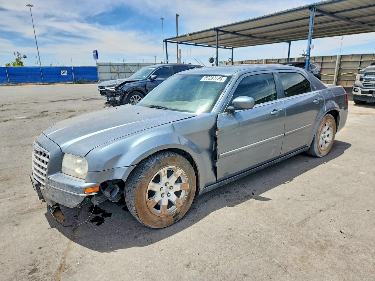 2006 Chrysler 300 Touring Серый vin: 2C3KA53G86H383366