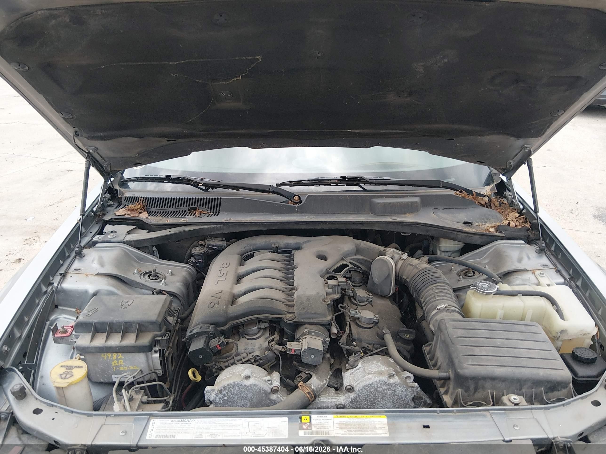 2007 Chrysler 300 Touring Gray vin: 2C3KA53G87H768301