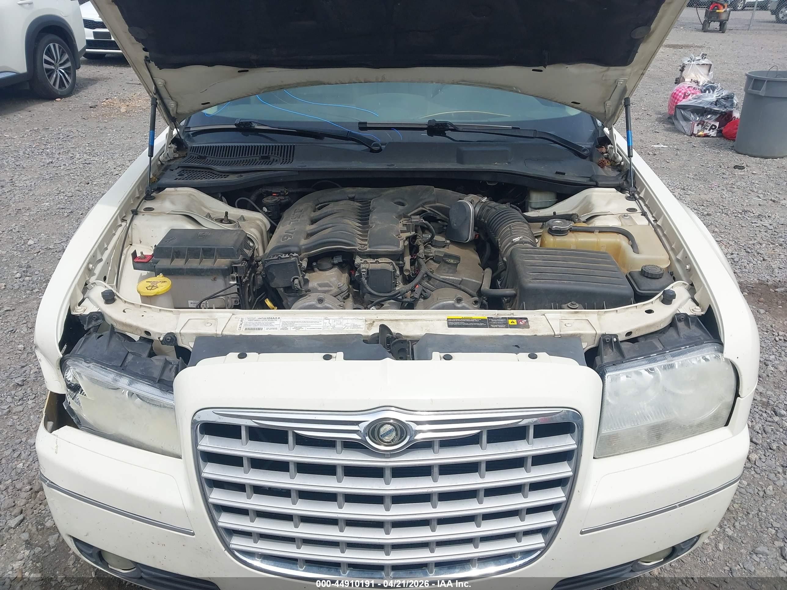 2006 Chrysler 300 Touring Белый vin: 2C3KA53G96H133599