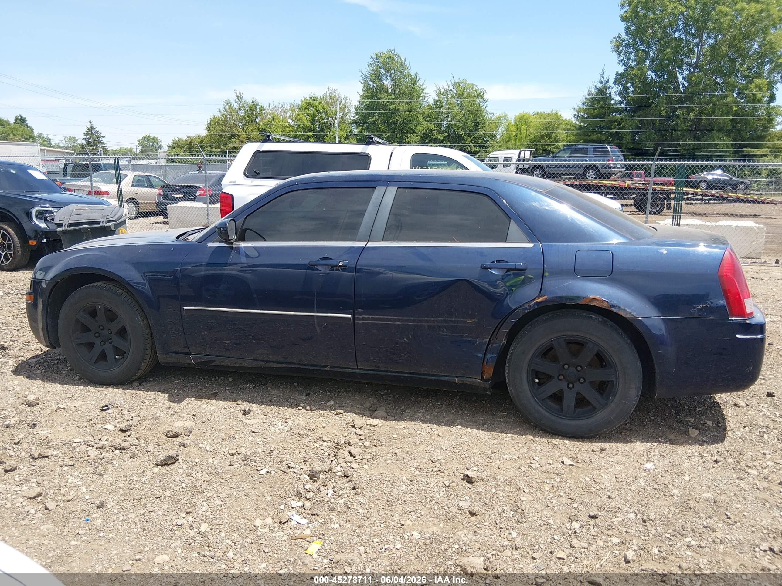2006 Chrysler 300 Touring Blue vin: 2C3KA53G96H152203