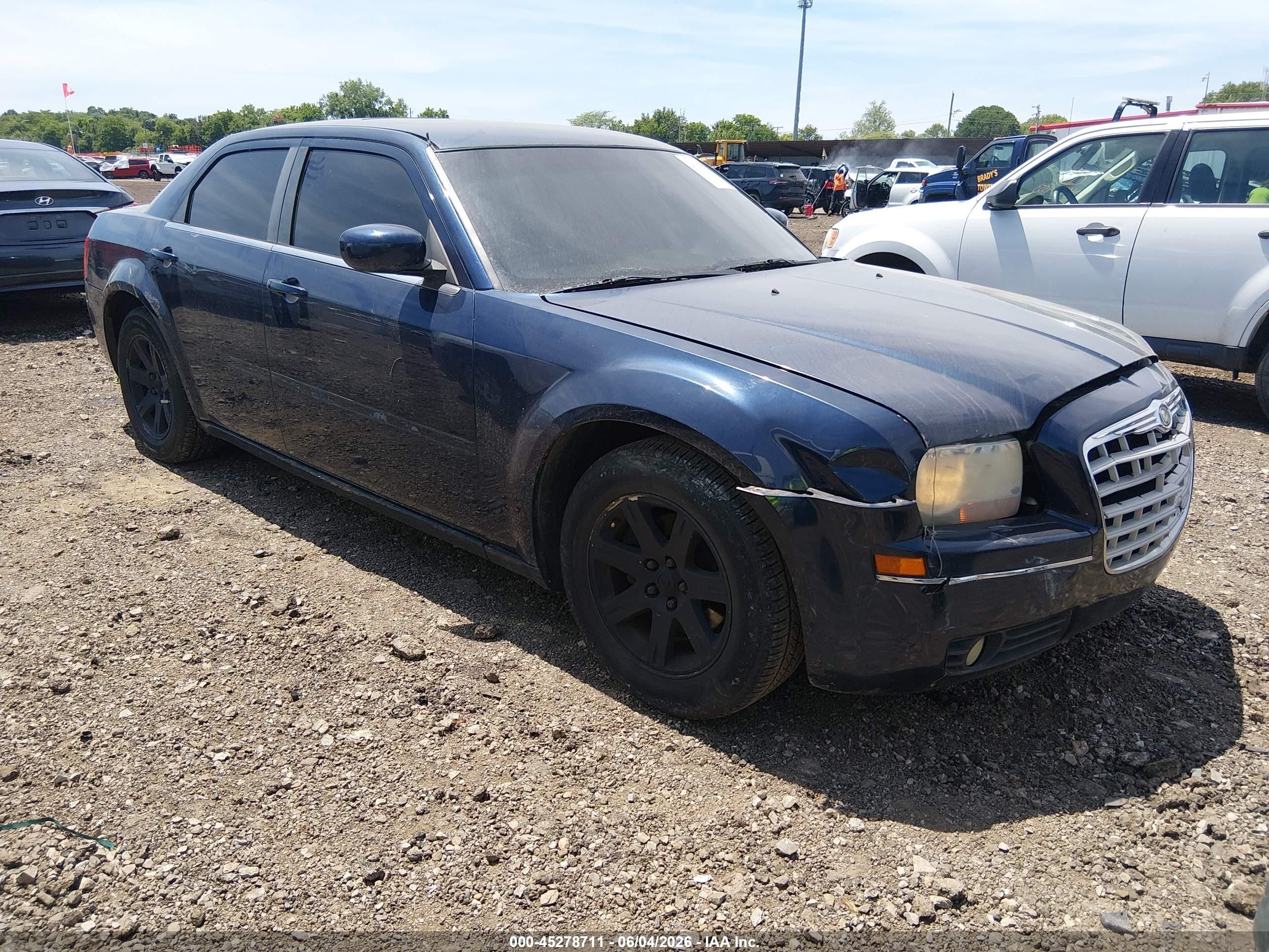 2006 Chrysler 300 Touring Blue vin: 2C3KA53G96H152203
