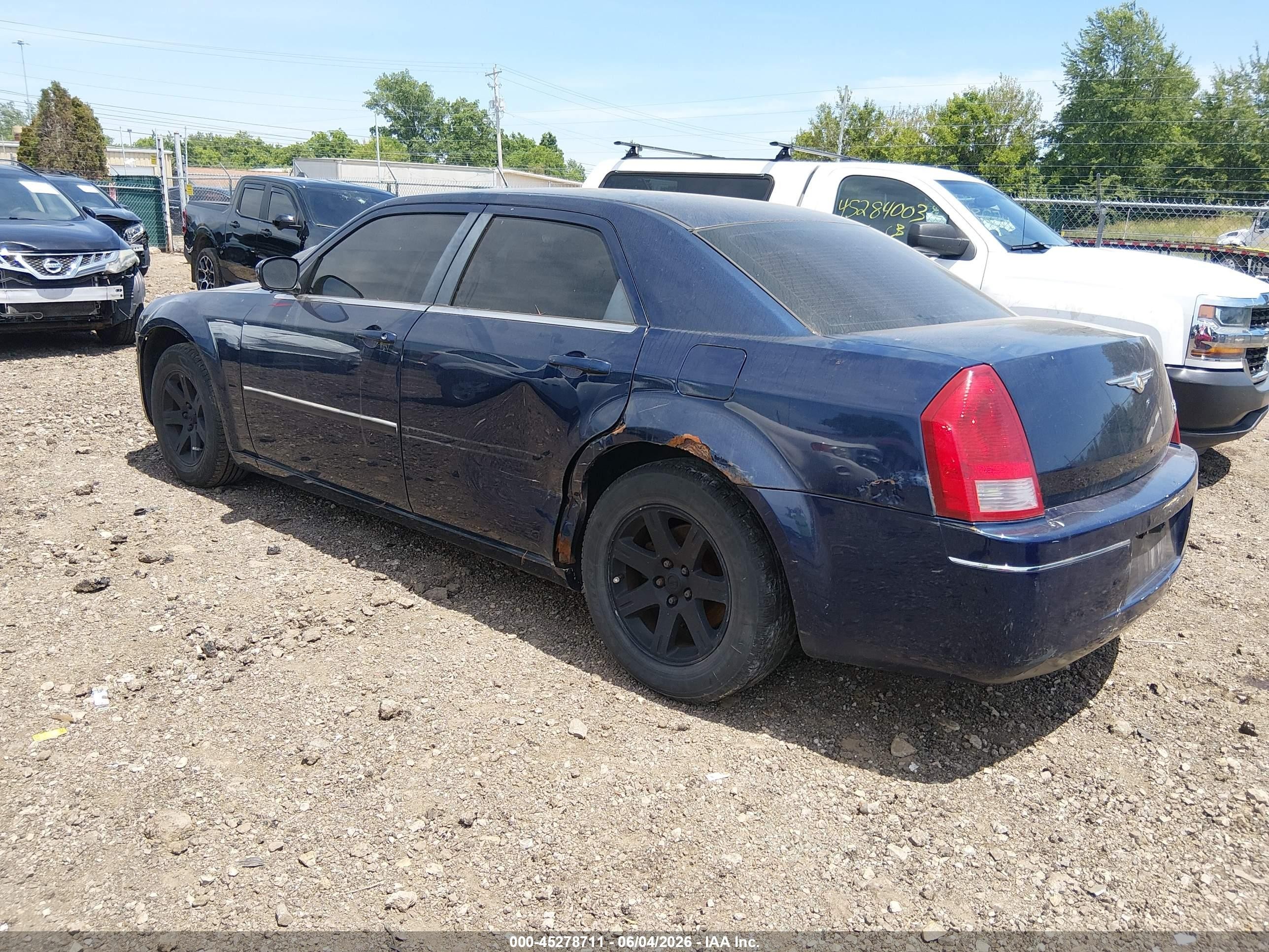 2006 Chrysler 300 Touring Blue vin: 2C3KA53G96H152203