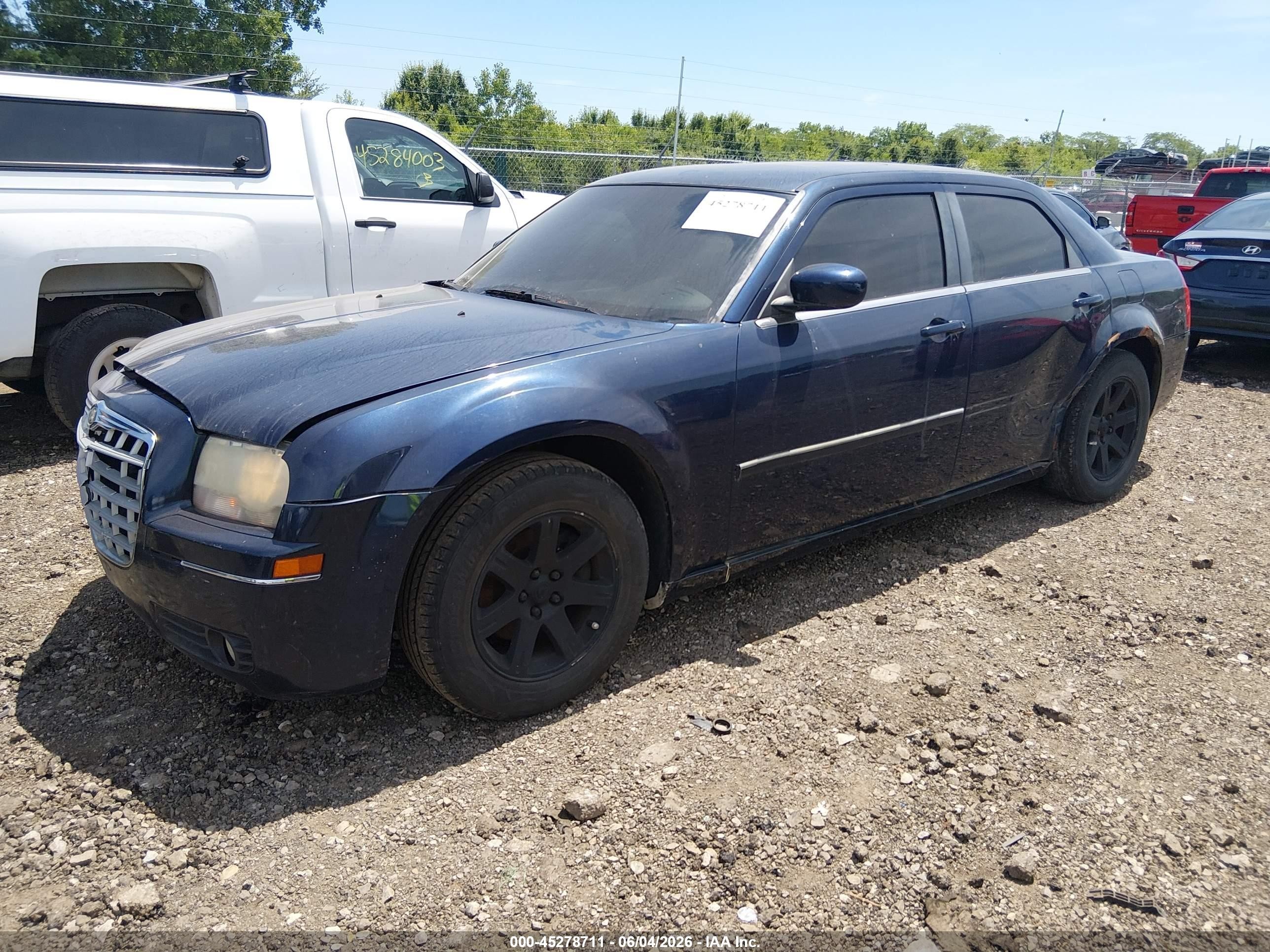 2006 Chrysler 300 Touring Blue vin: 2C3KA53G96H152203