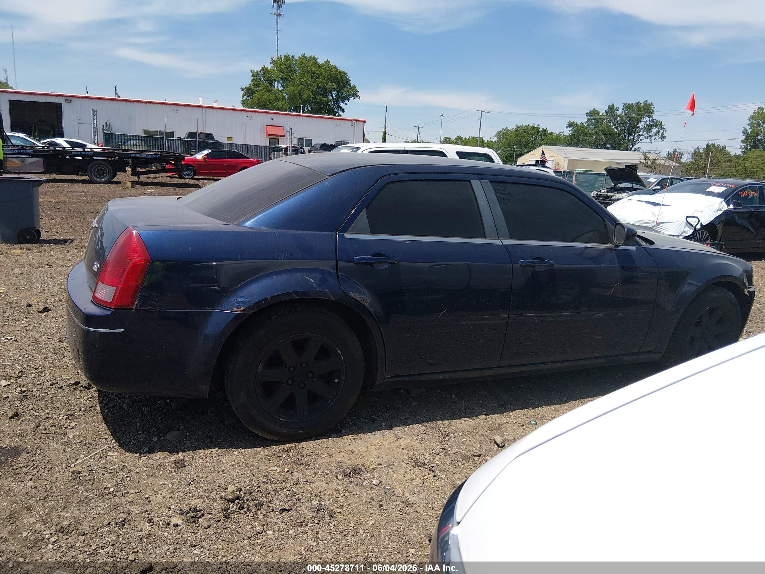 2006 Chrysler 300 Touring Blue vin: 2C3KA53G96H152203