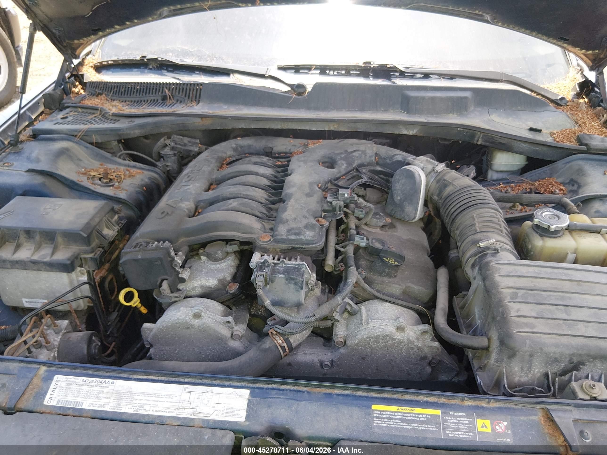 2006 Chrysler 300 Touring Blue vin: 2C3KA53G96H152203