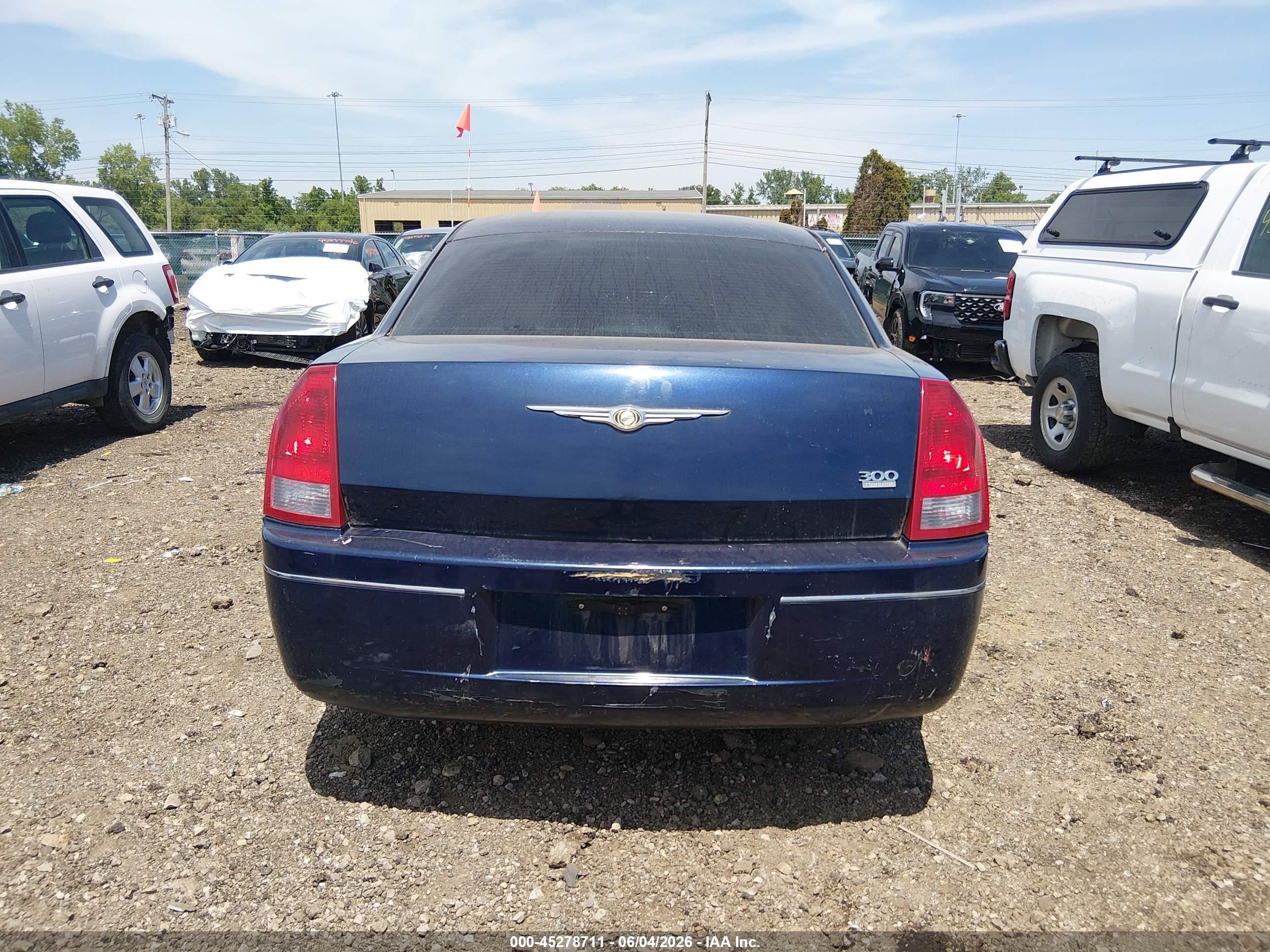 2006 Chrysler 300 Touring Blue vin: 2C3KA53G96H152203