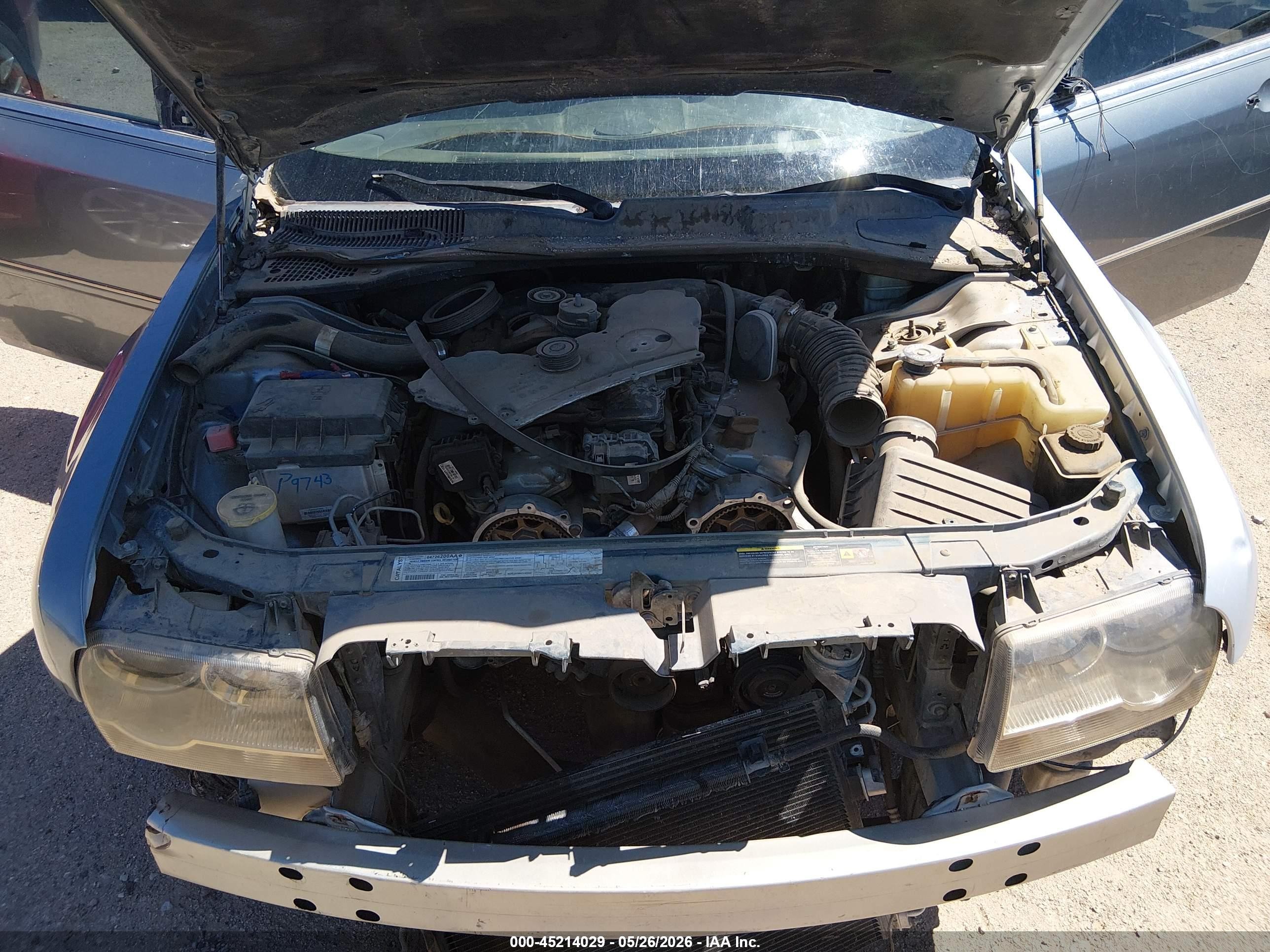 2006 Chrysler 300 Touring Silver vin: 2C3KA53G96H388673
