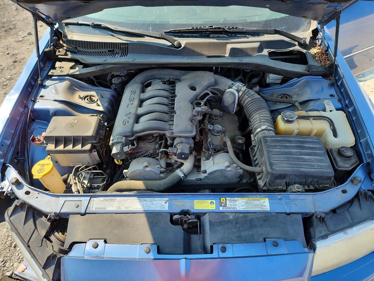 2007 Chrysler 300 Touring Blue vin: 2C3KA53G97H795314
