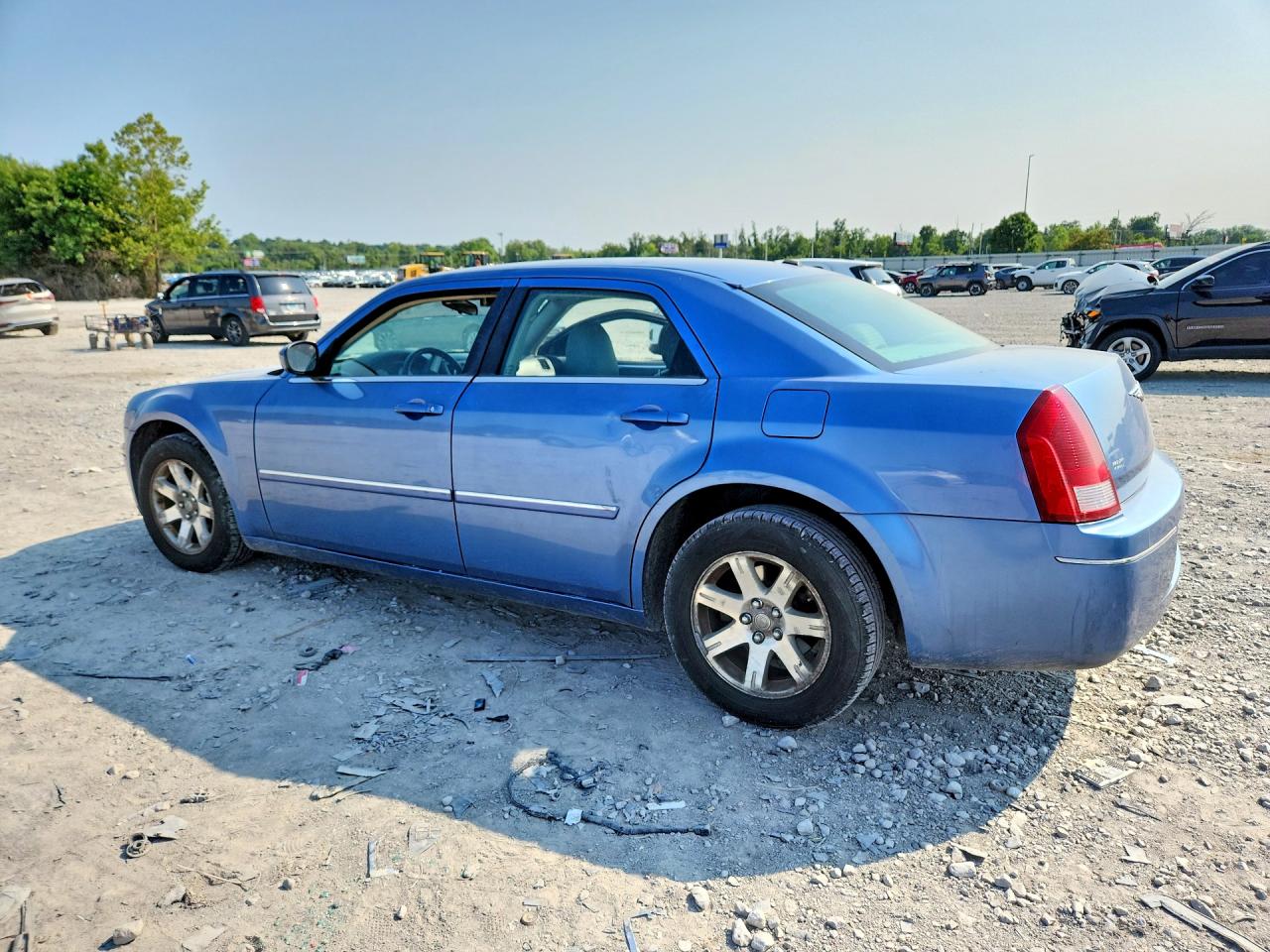 2007 Chrysler 300 Touring Blue vin: 2C3KA53G97H795314