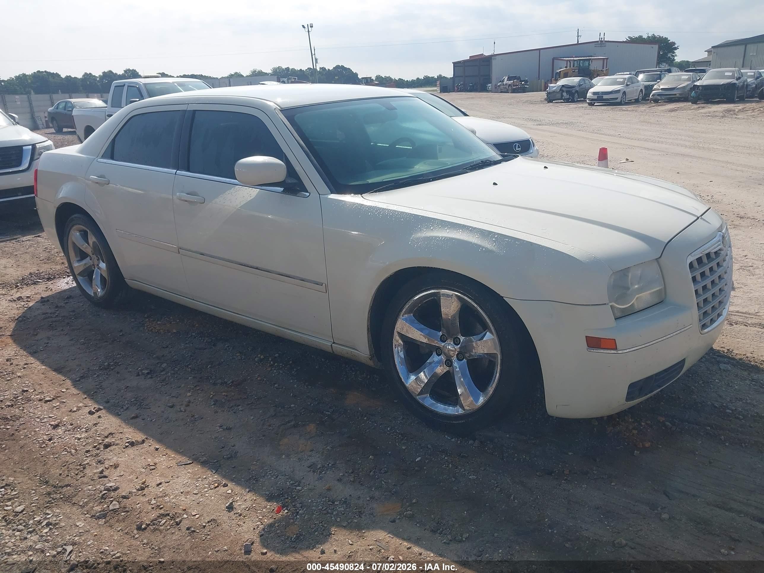2007 Chrysler 300 Touring White vin: 2C3KA53G97H835455