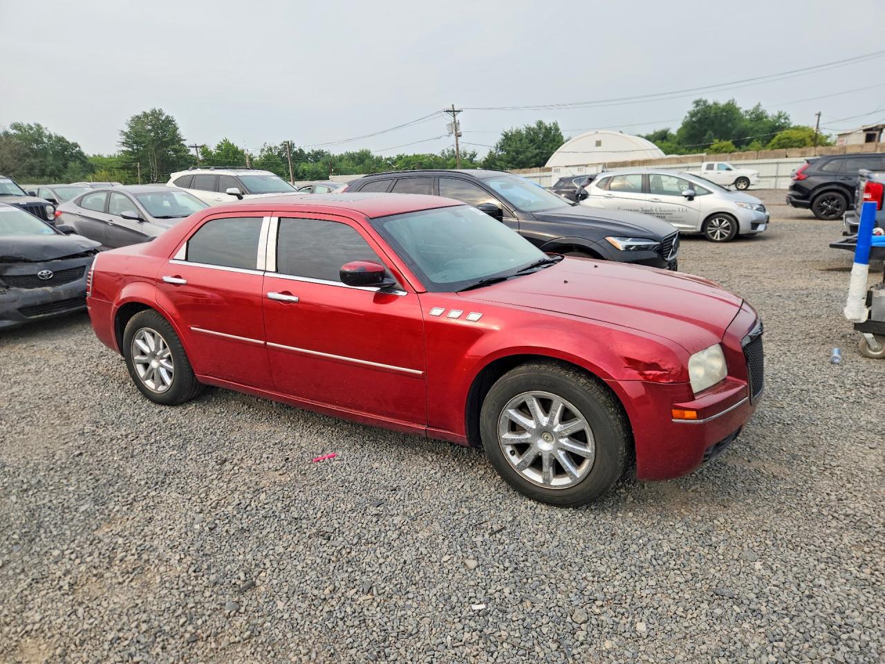 2007 Chrysler 300 Touring Red vin: 2C3KA53G97H874787