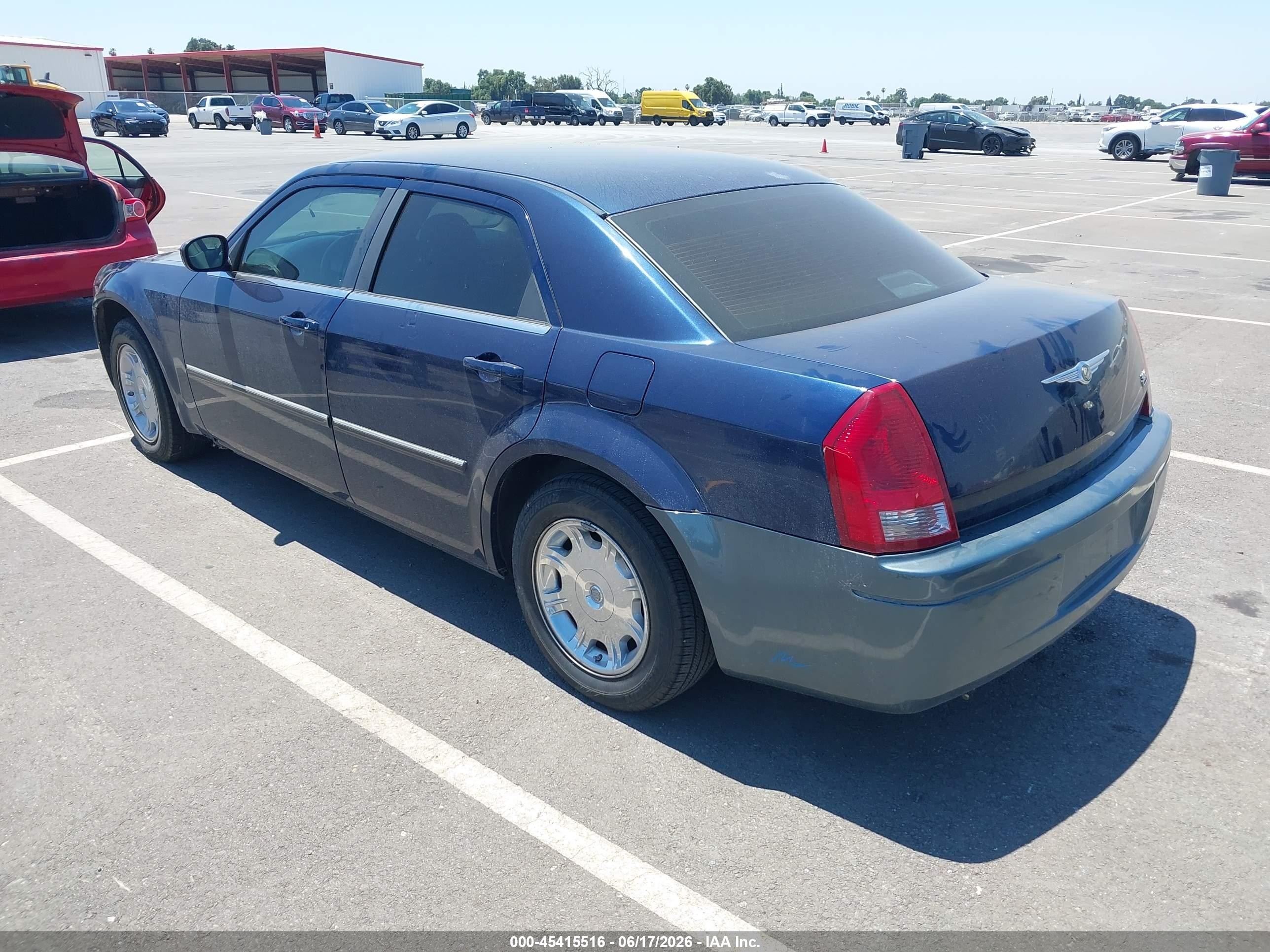 2006 Chrysler 300 Touring Blue vin: 2C3KA53GX6H206883