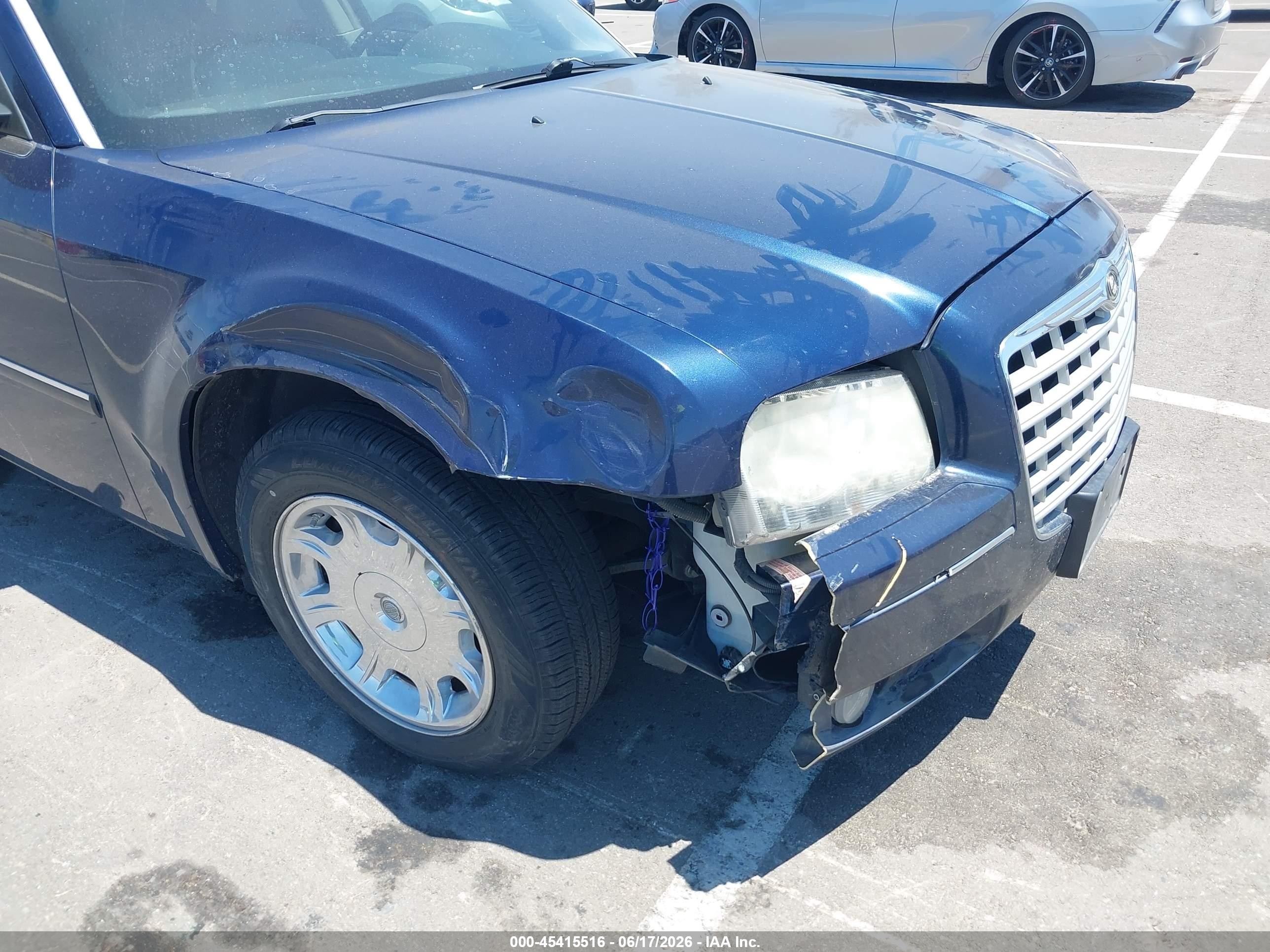 2006 Chrysler 300 Touring Blue vin: 2C3KA53GX6H206883
