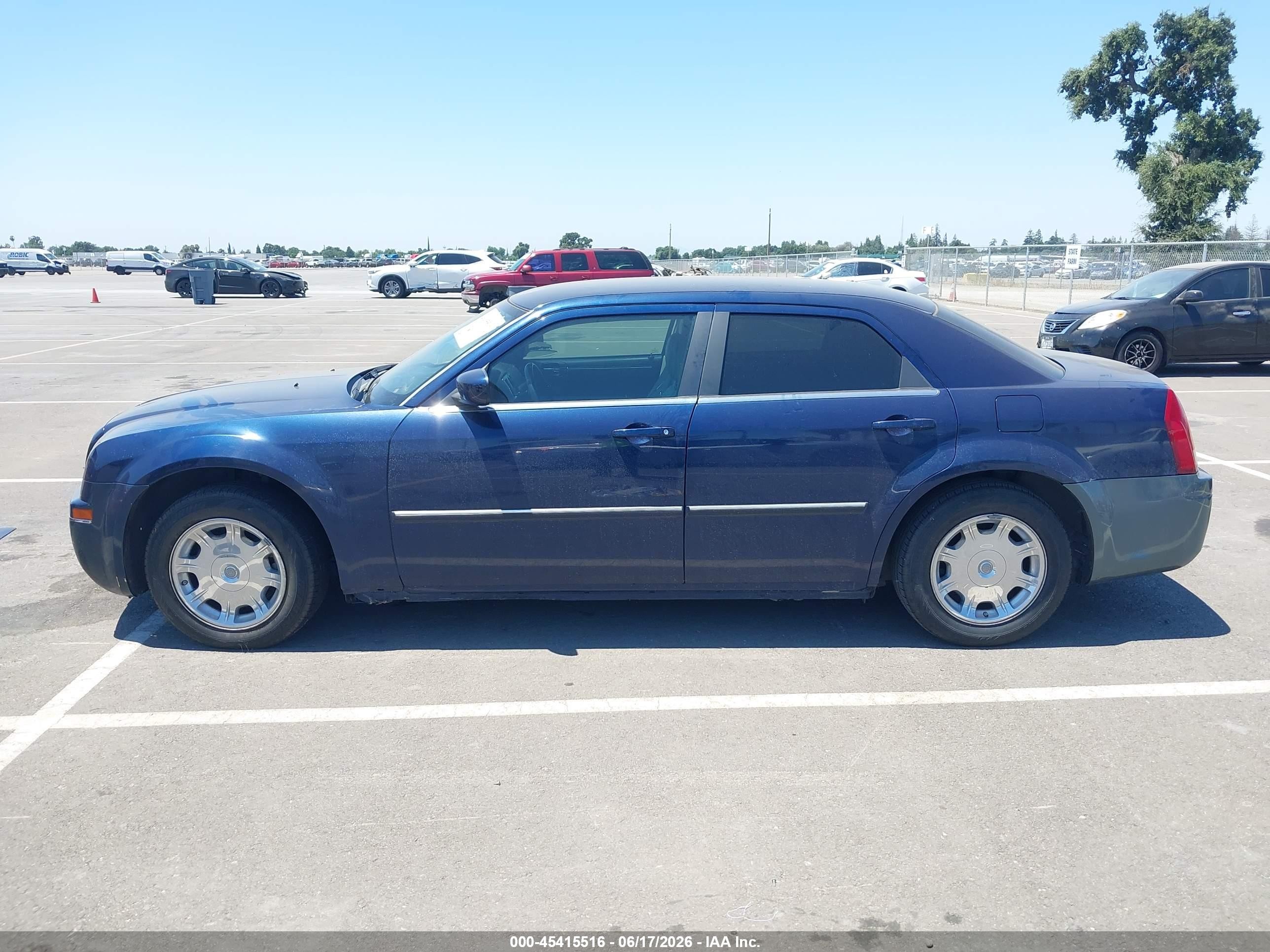 2006 Chrysler 300 Touring Blue vin: 2C3KA53GX6H206883