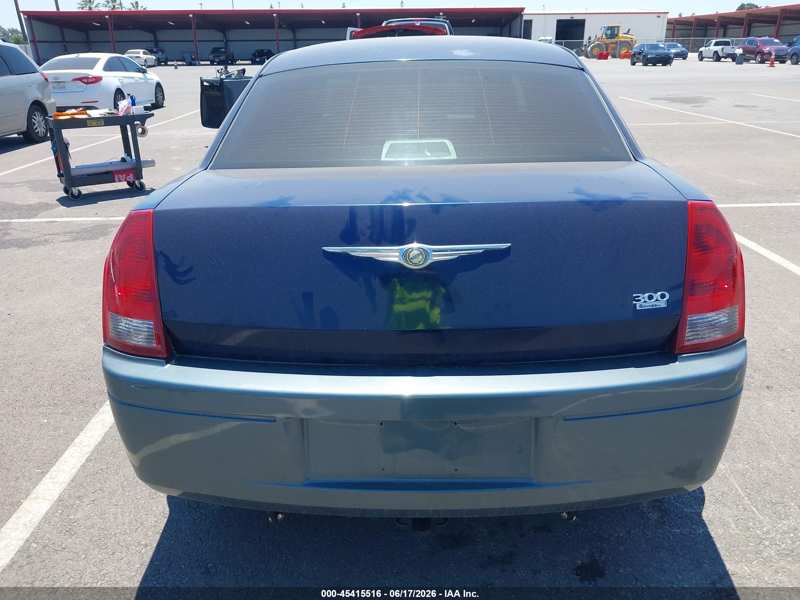 2006 Chrysler 300 Touring Blue vin: 2C3KA53GX6H206883