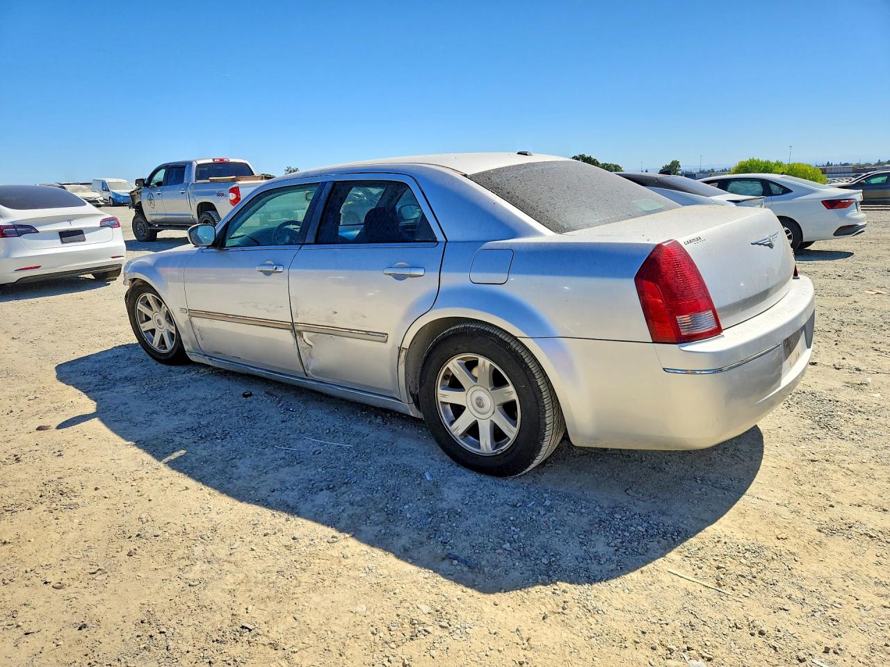 2007 Chrysler 300 Touring Серебряный vin: 2C3KA53GX7H722209