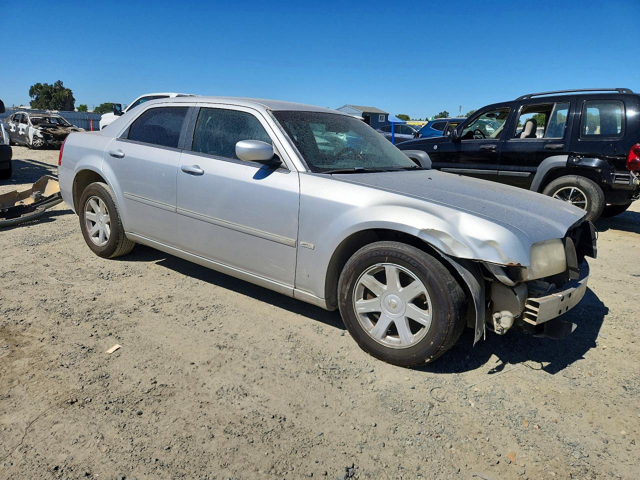 2007 Chrysler 300 Touring Серебряный vin: 2C3KA53GX7H722209