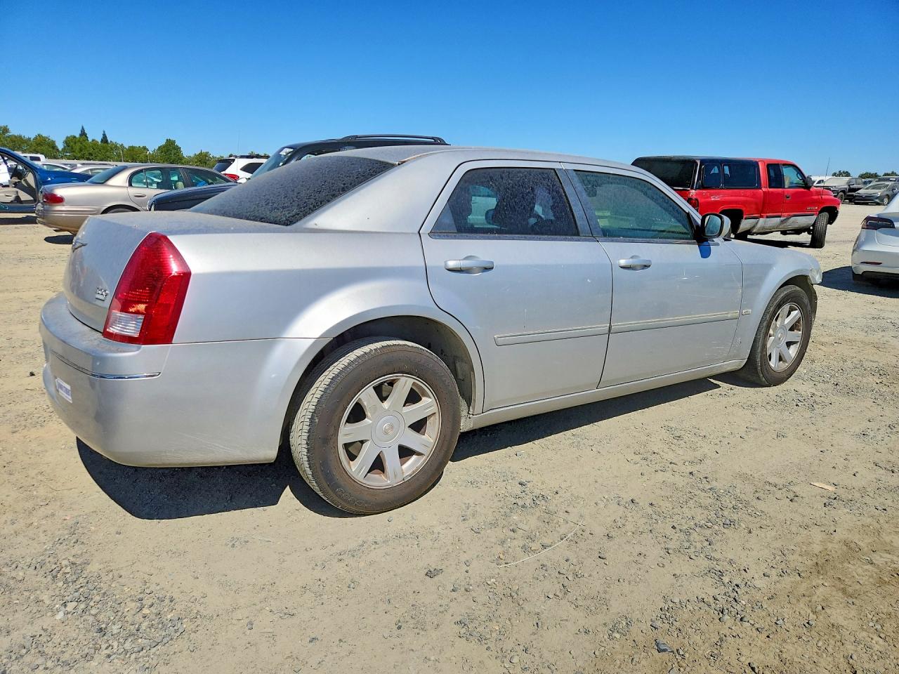 2007 Chrysler 300 Touring Серебряный vin: 2C3KA53GX7H722209