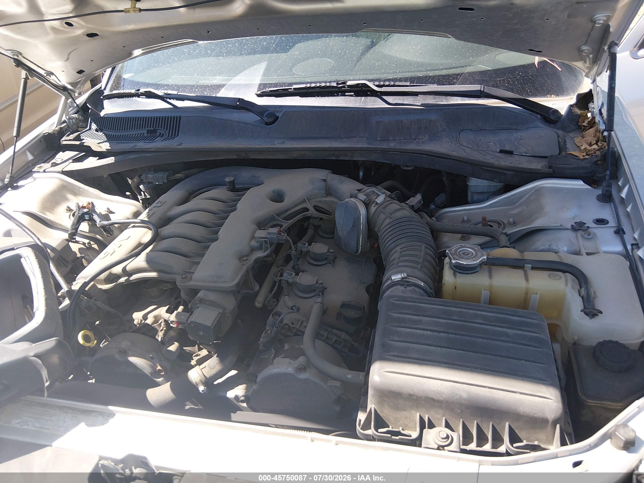 2007 Chrysler 300 Touring Серебряный vin: 2C3KA53GX7H835240