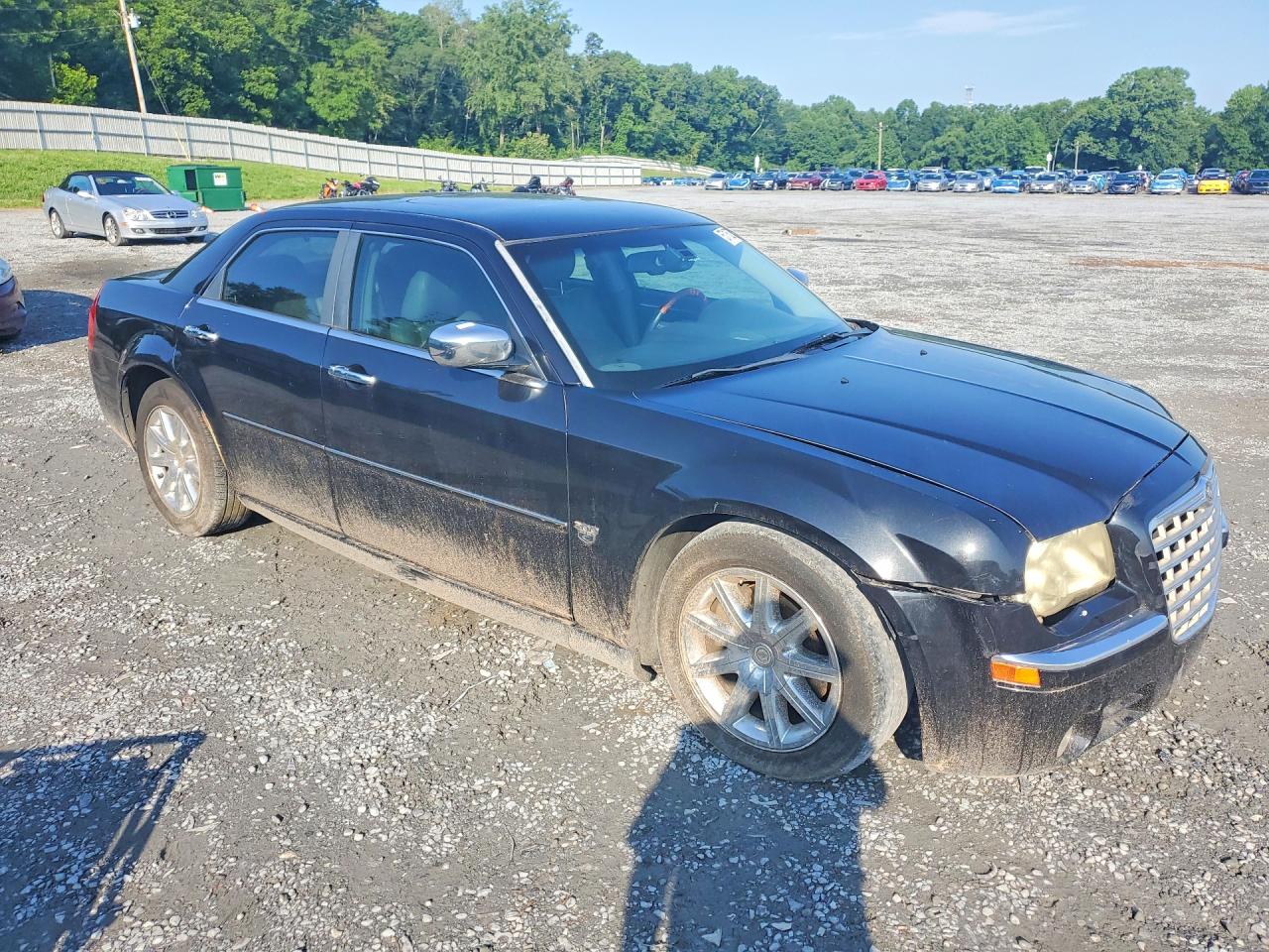 2007 Chrysler 300c Black vin: 2C3KA63H07H889693