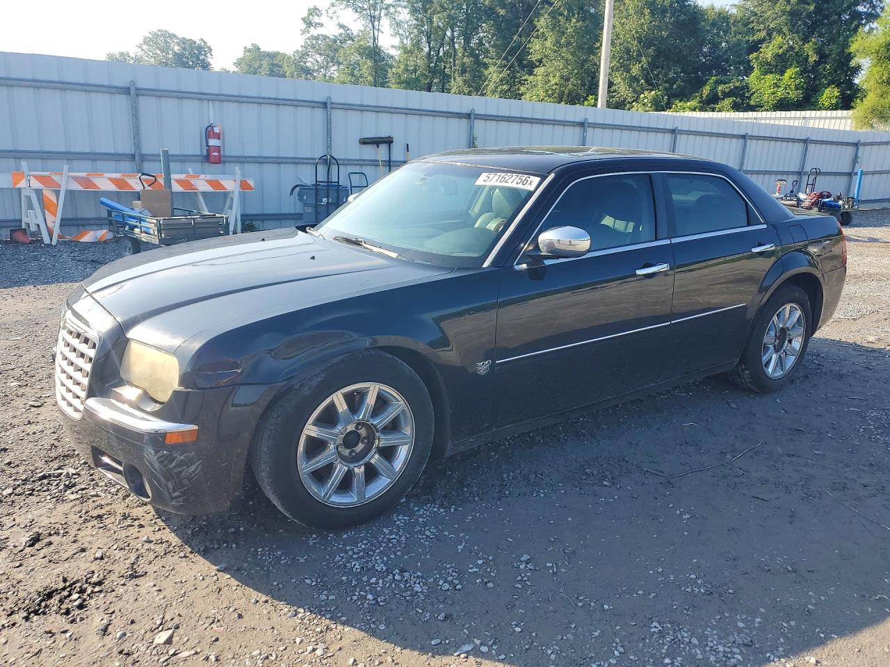 2007 Chrysler 300c Black vin: 2C3KA63H07H889693