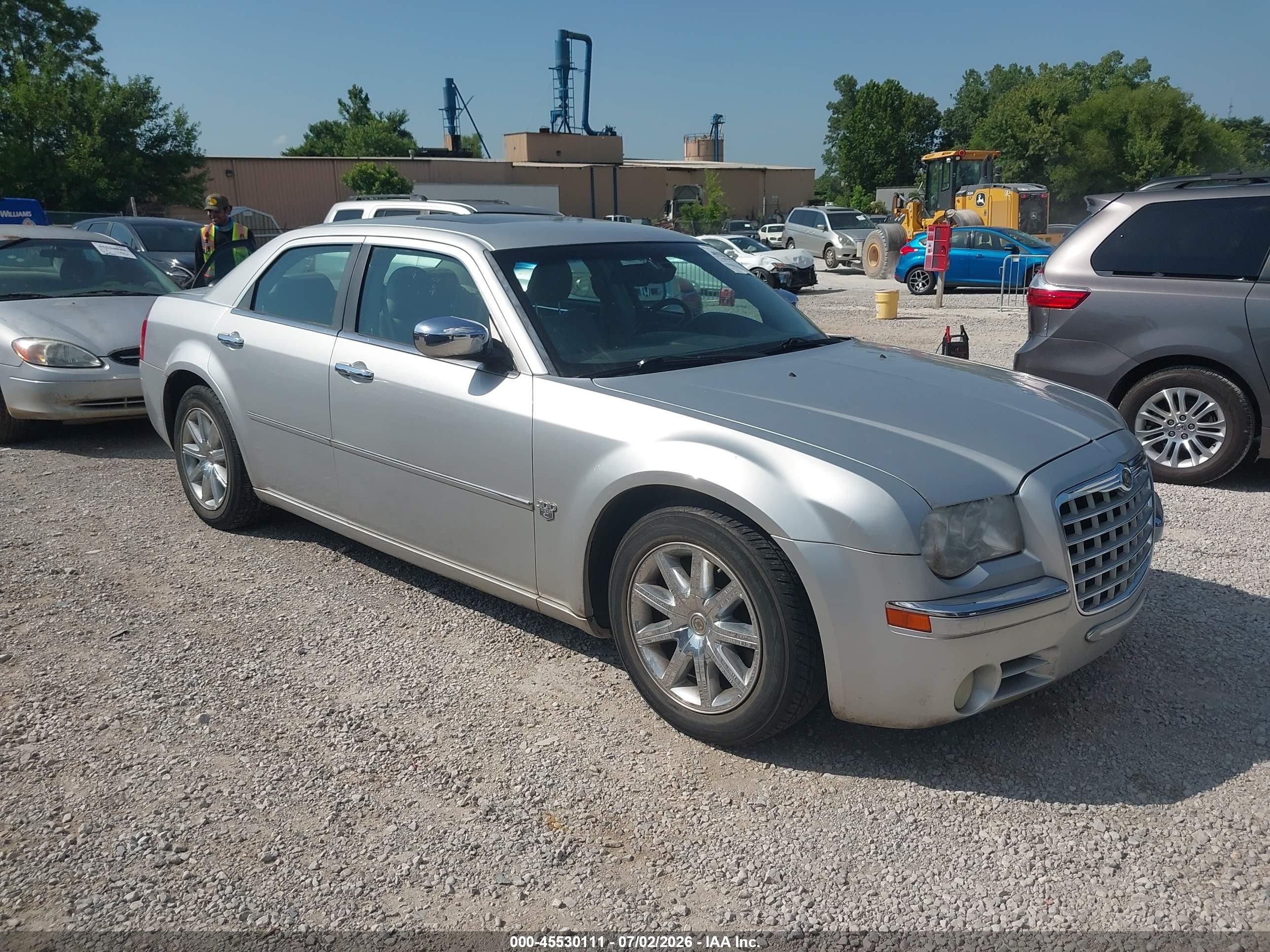 2007 Chrysler 300c   Silver vin: 2C3KA63H07H897129
