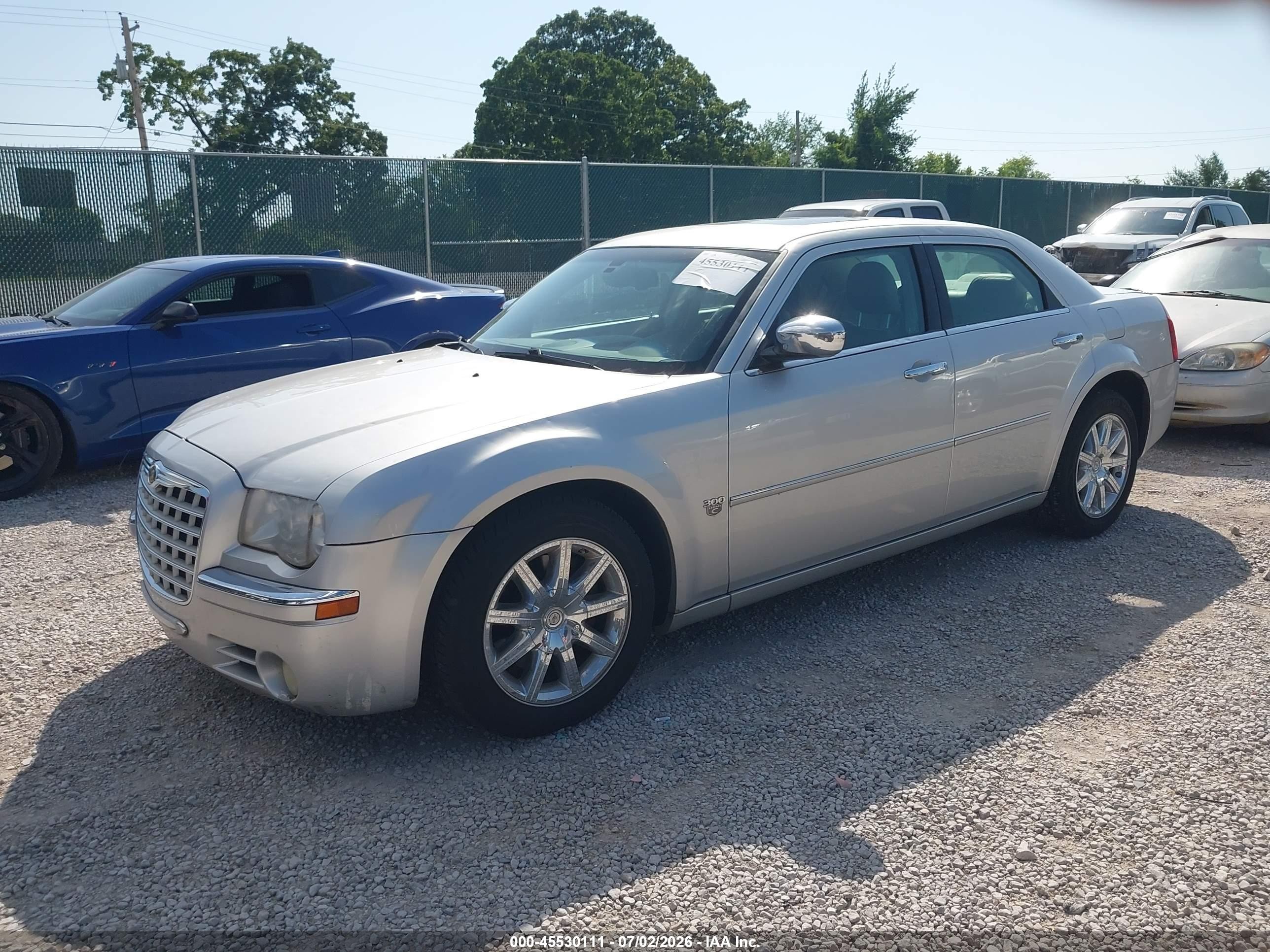 2007 Chrysler 300c   Silver vin: 2C3KA63H07H897129