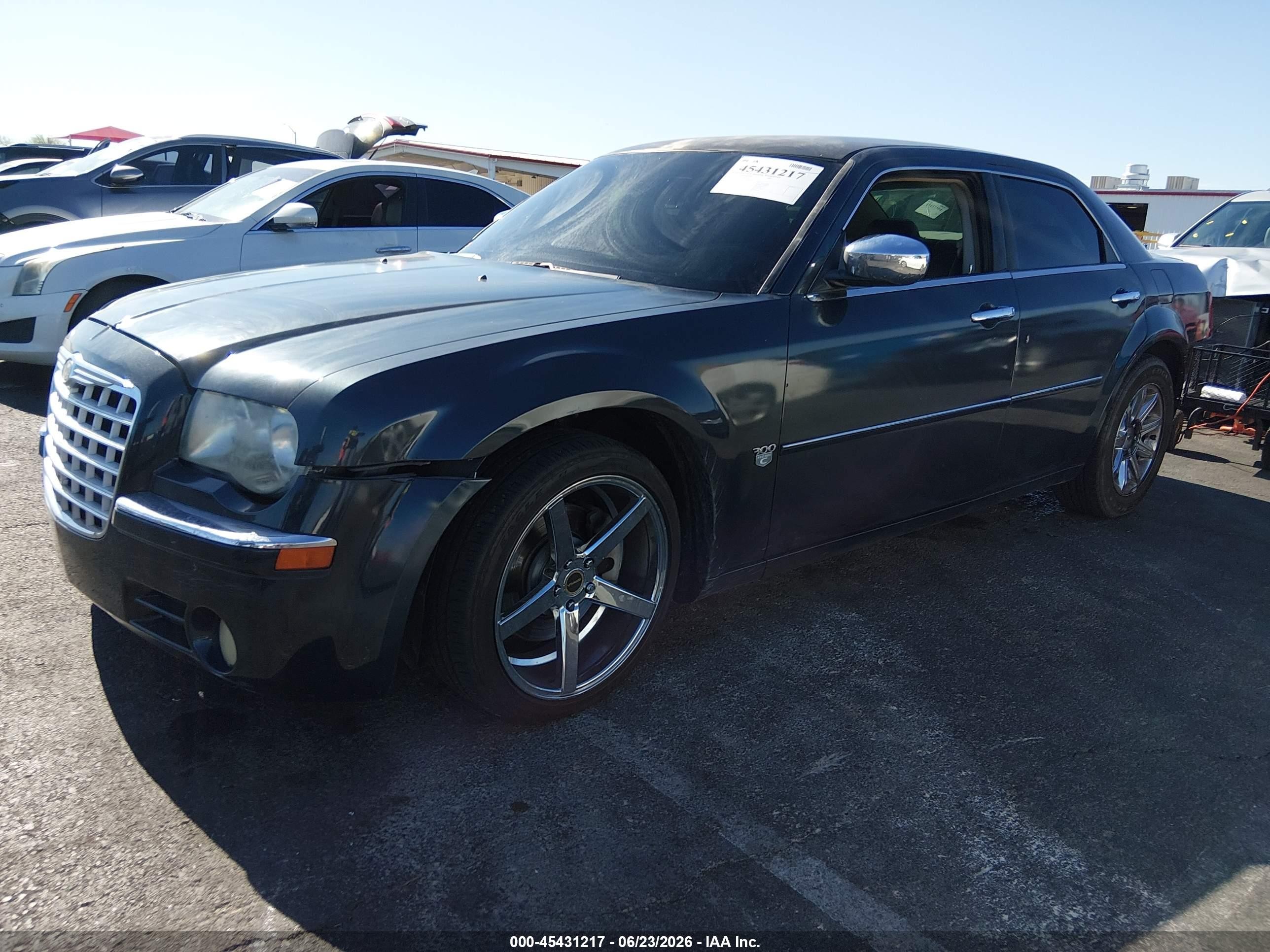 2007 Chrysler 300c   Синий vin: 2C3KA63H17H802559
