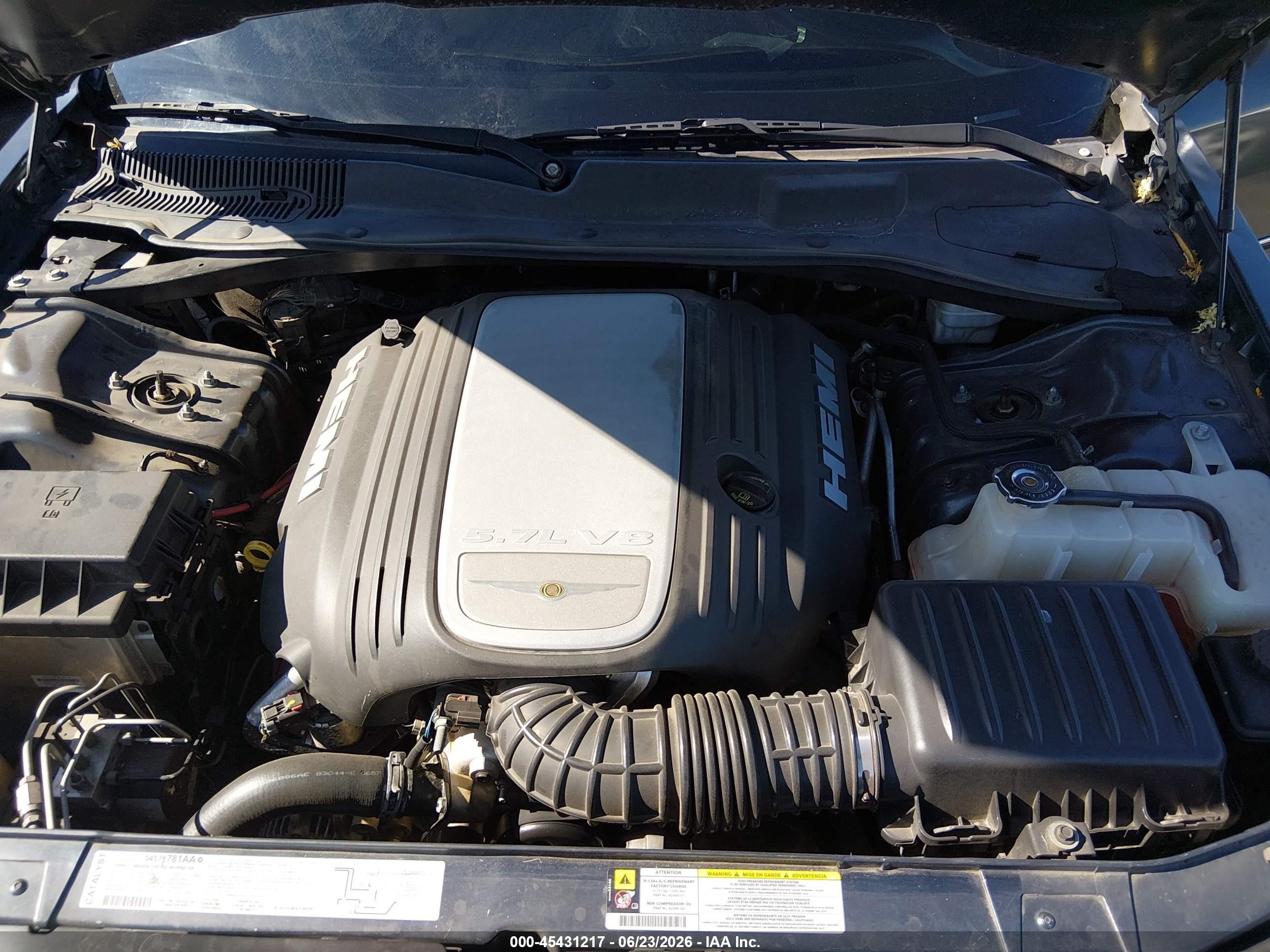 2007 Chrysler 300c   Синий vin: 2C3KA63H17H802559