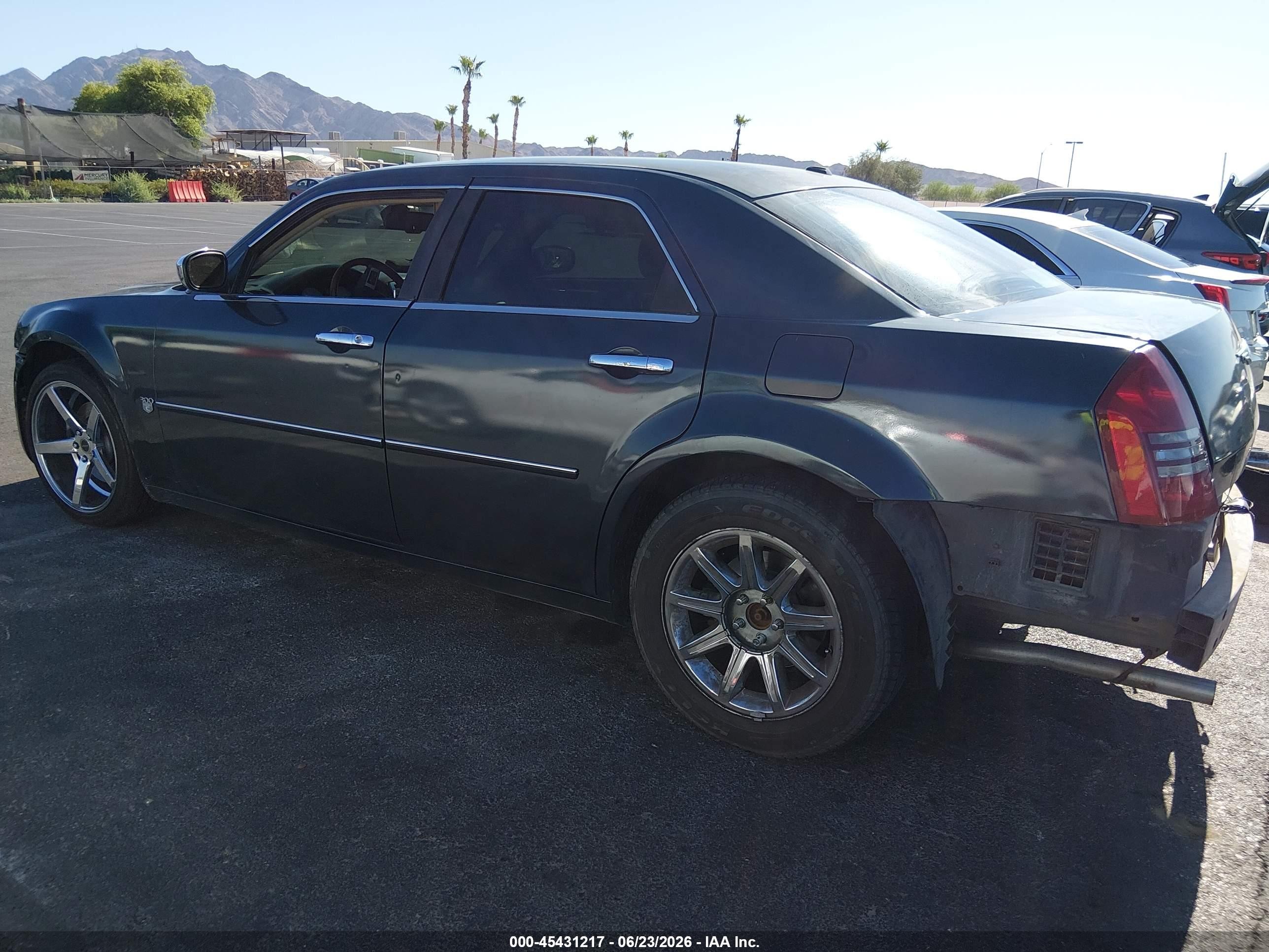 2007 Chrysler 300c   Синий vin: 2C3KA63H17H802559