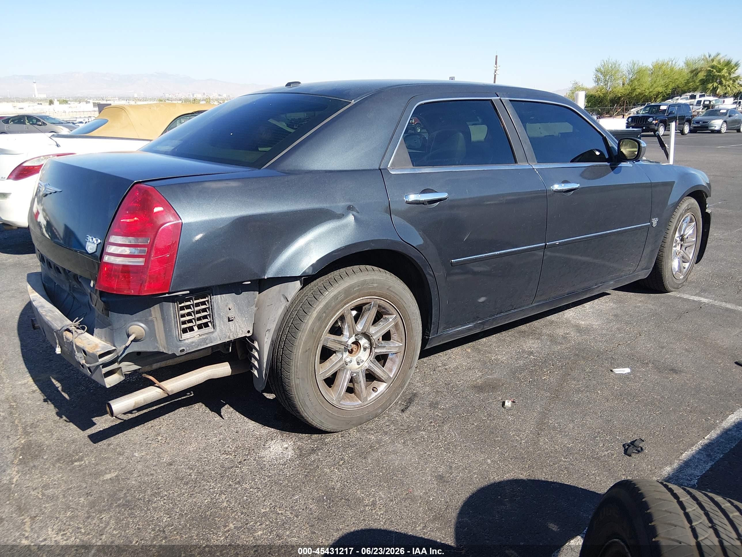 2007 Chrysler 300c   Синий vin: 2C3KA63H17H802559