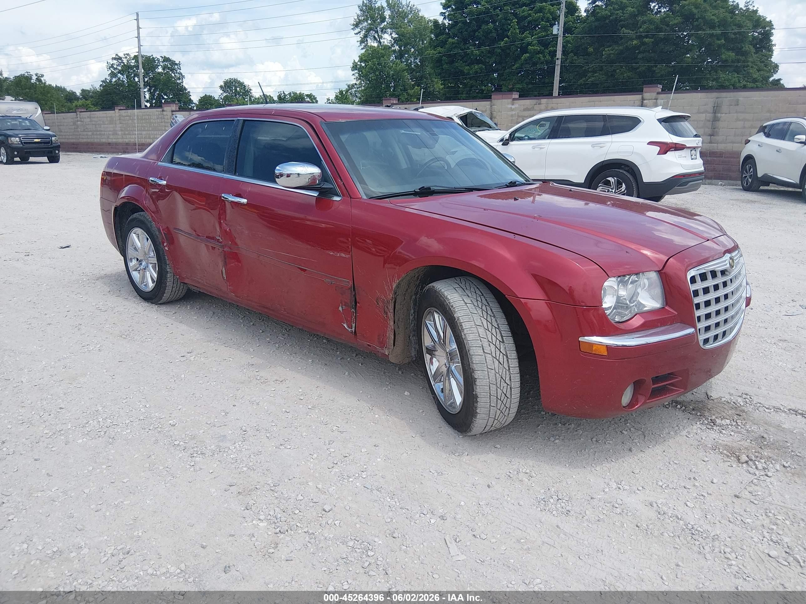 2008 Chrysler 300c Hemi Maroon vin: 2C3KA63H18H107581