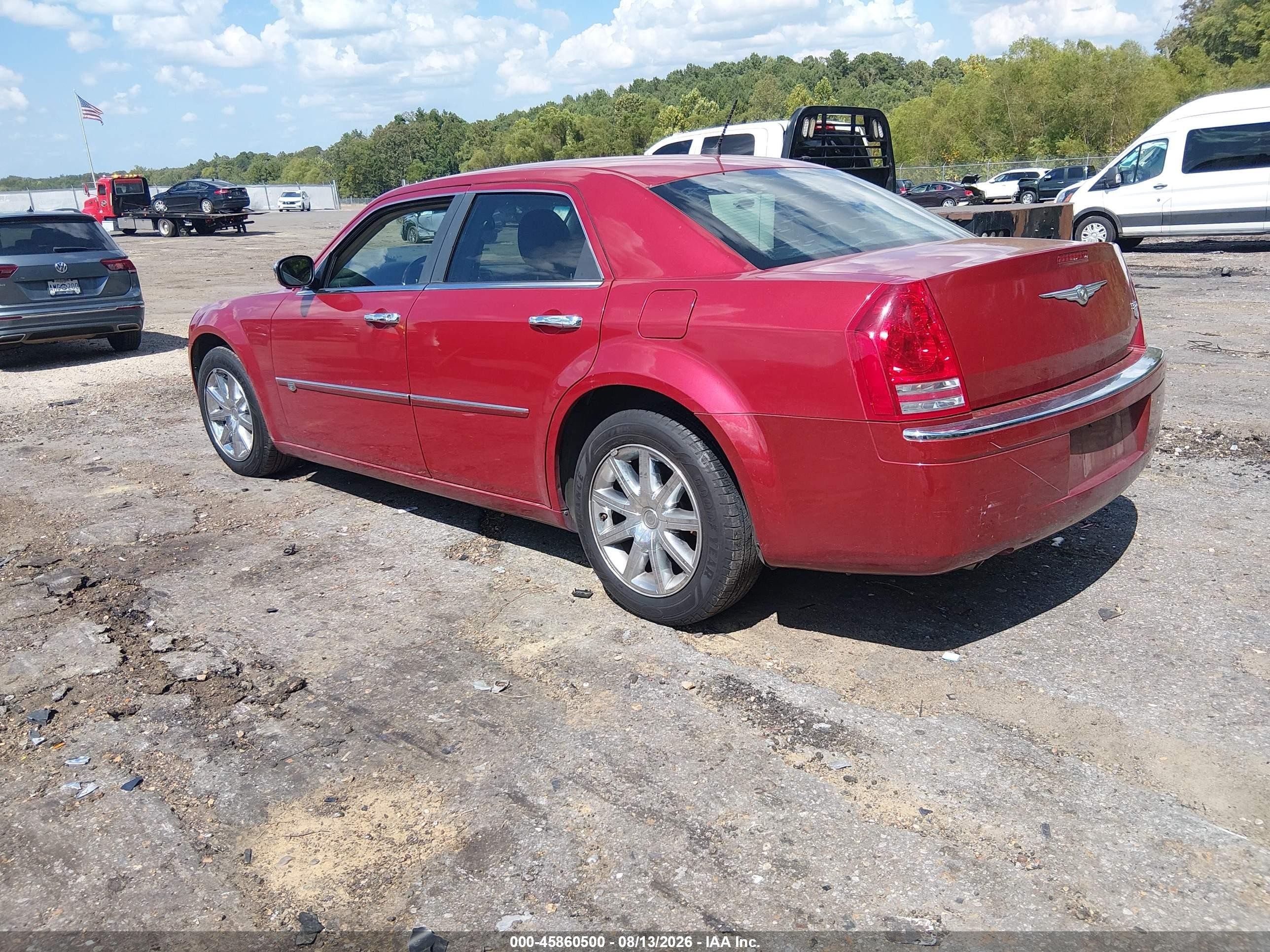 2008 Chrysler 300c Hemi Red vin: 2C3KA63H18H242253