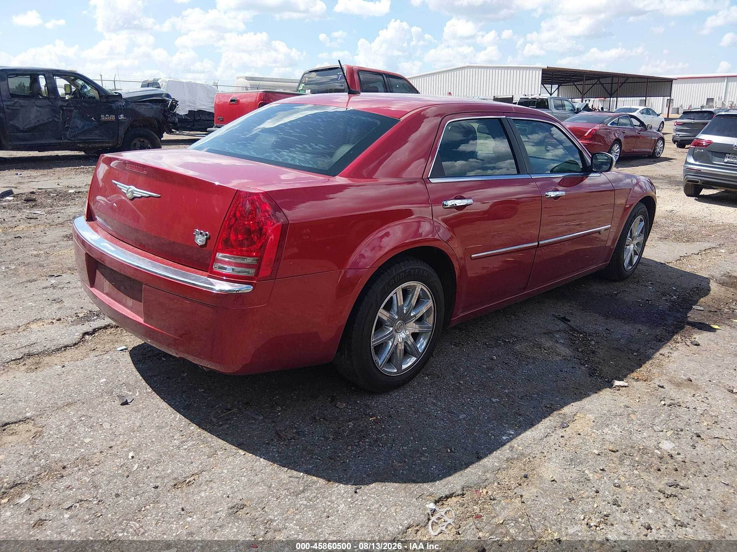 2008 Chrysler 300c Hemi Red vin: 2C3KA63H18H242253