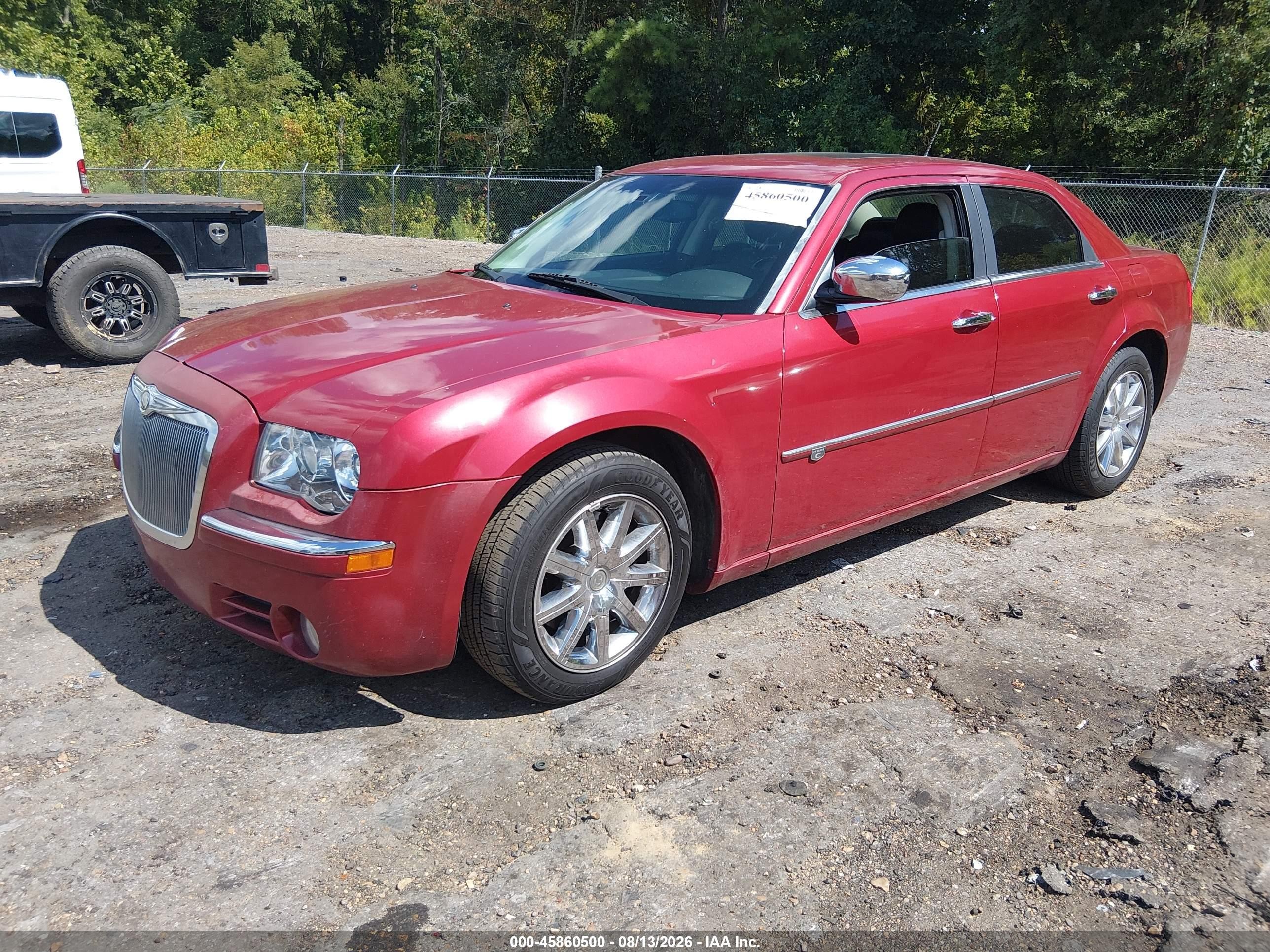 2008 Chrysler 300c Hemi Red vin: 2C3KA63H18H242253