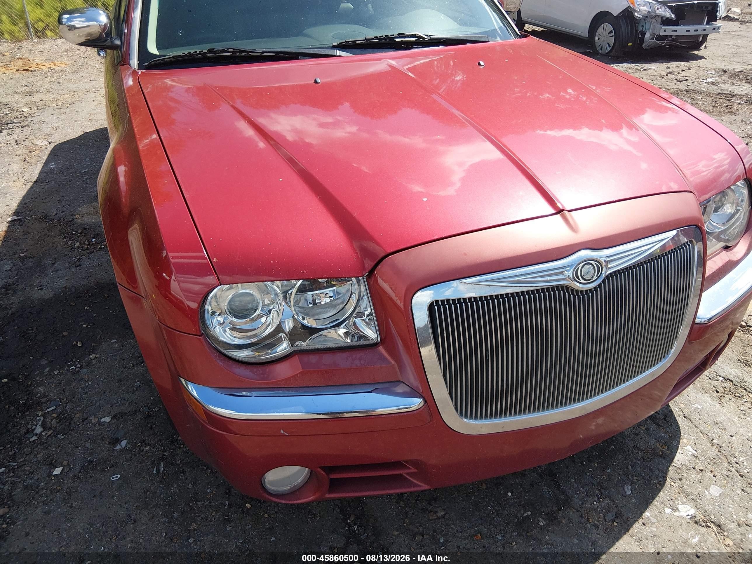 2008 Chrysler 300c Hemi Red vin: 2C3KA63H18H242253