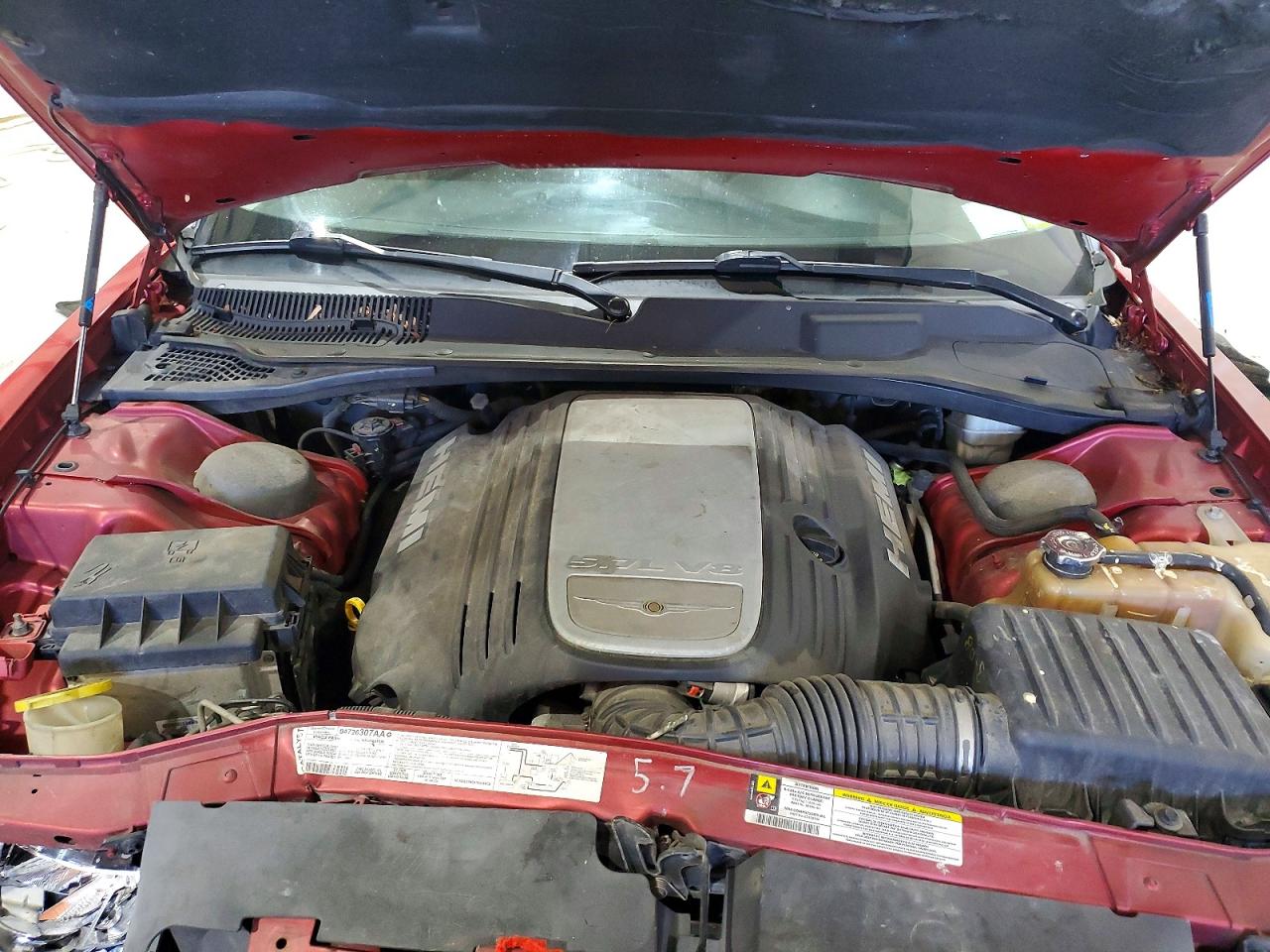 2006 Chrysler 300c Red vin: 2C3KA63H26H430891