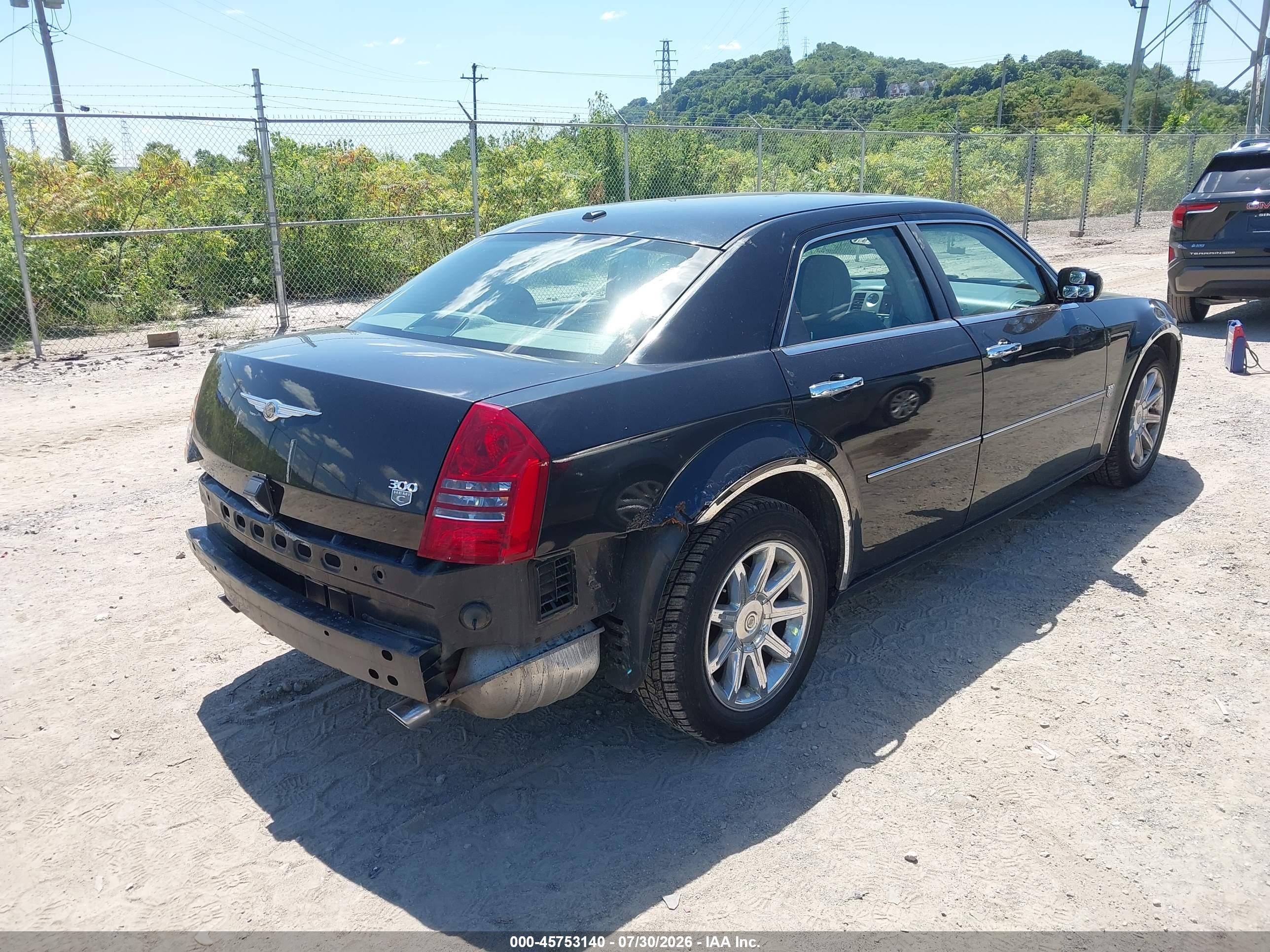2007 Chrysler 300c   Gray vin: 2C3KA63H27H811190