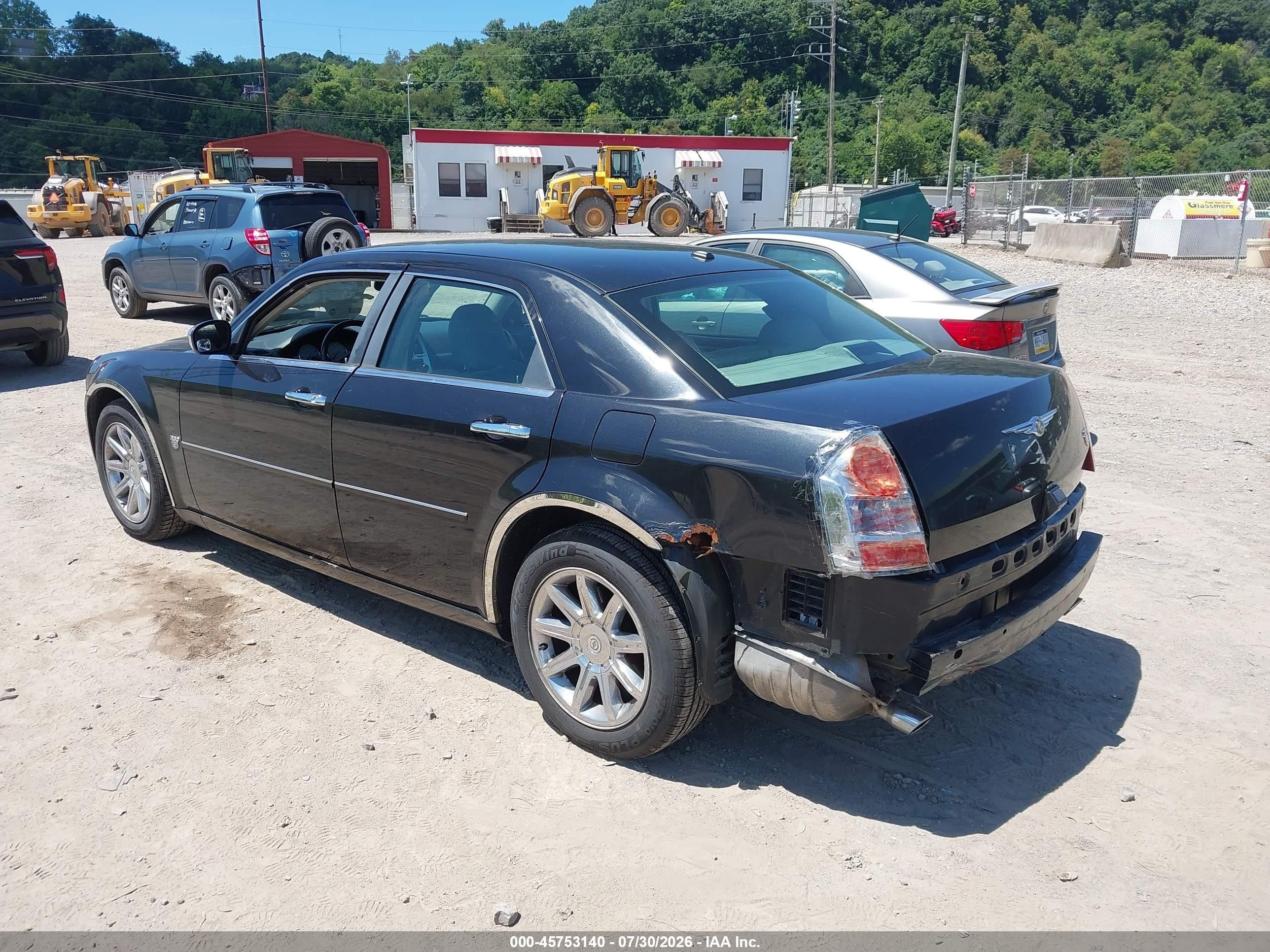 2007 Chrysler 300c   Gray vin: 2C3KA63H27H811190