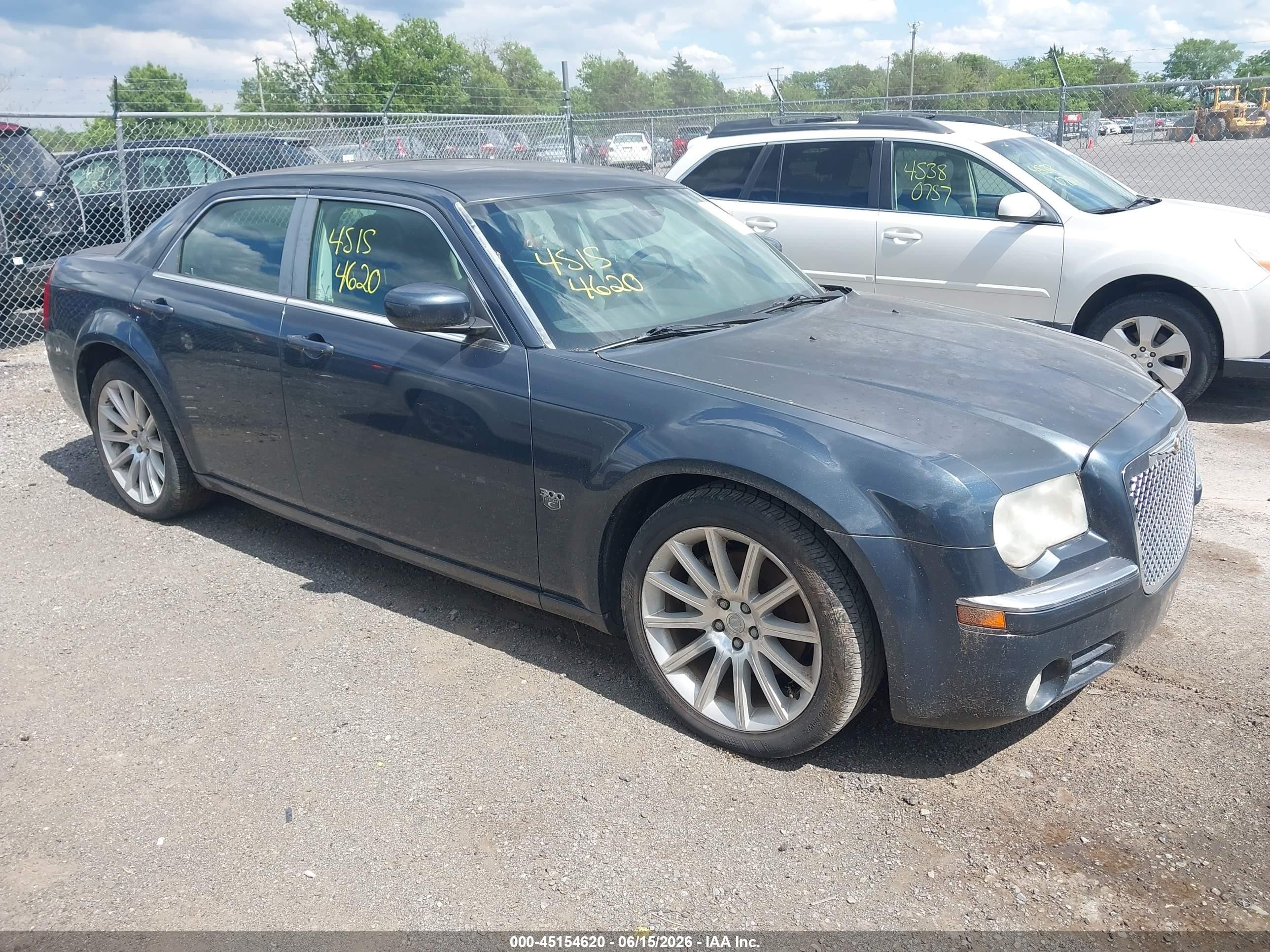 2007 Chrysler 300c   Синий vin: 2C3KA63H27H860339
