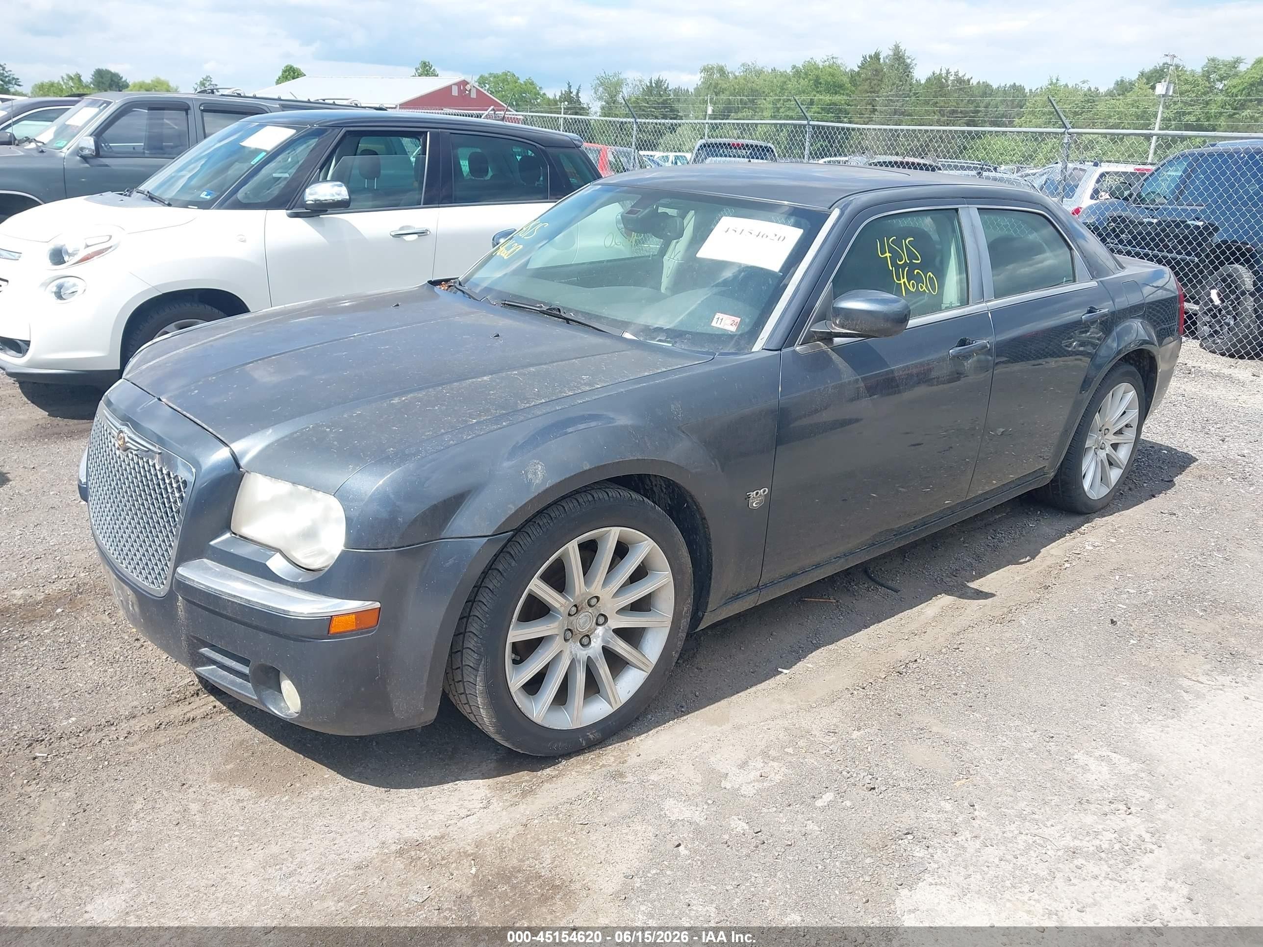 2007 Chrysler 300c   Синий vin: 2C3KA63H27H860339