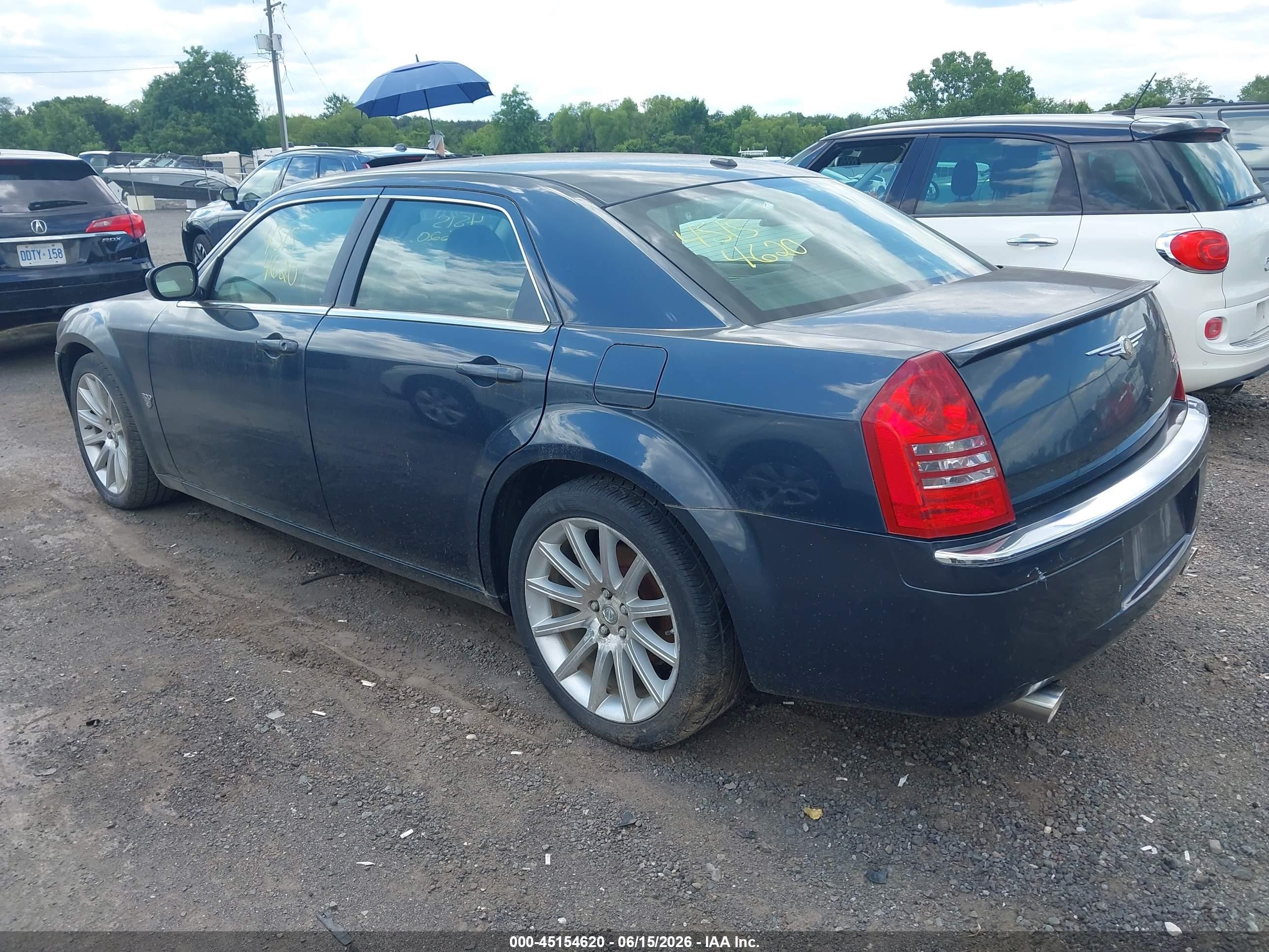 2007 Chrysler 300c   Синий vin: 2C3KA63H27H860339