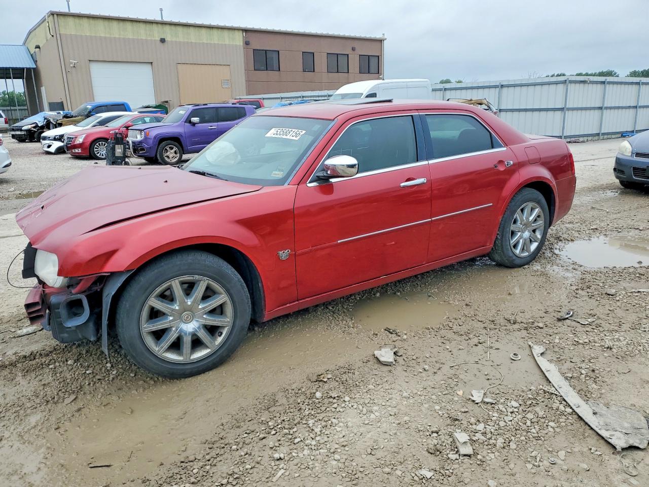 2007 Chrysler 300c Red vin: 2C3KA63H27H898184
