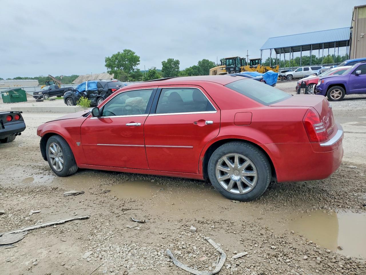 2007 Chrysler 300c Red vin: 2C3KA63H27H898184